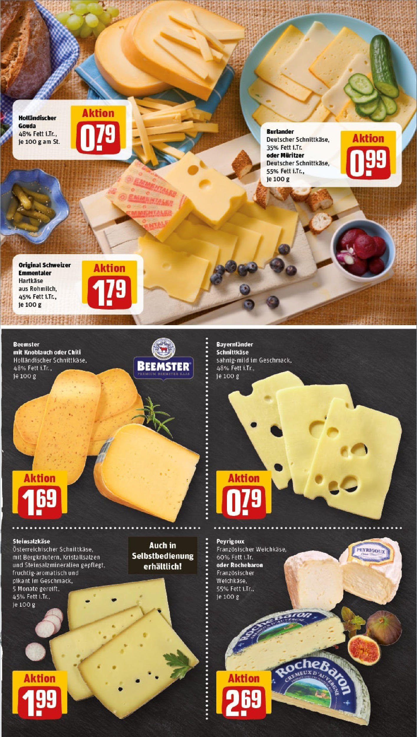 REWE Prospekt ab 15.06.2025 zum Blättern » Angebote | Seite: 9 | Produkte: Gouda, Knoblauch