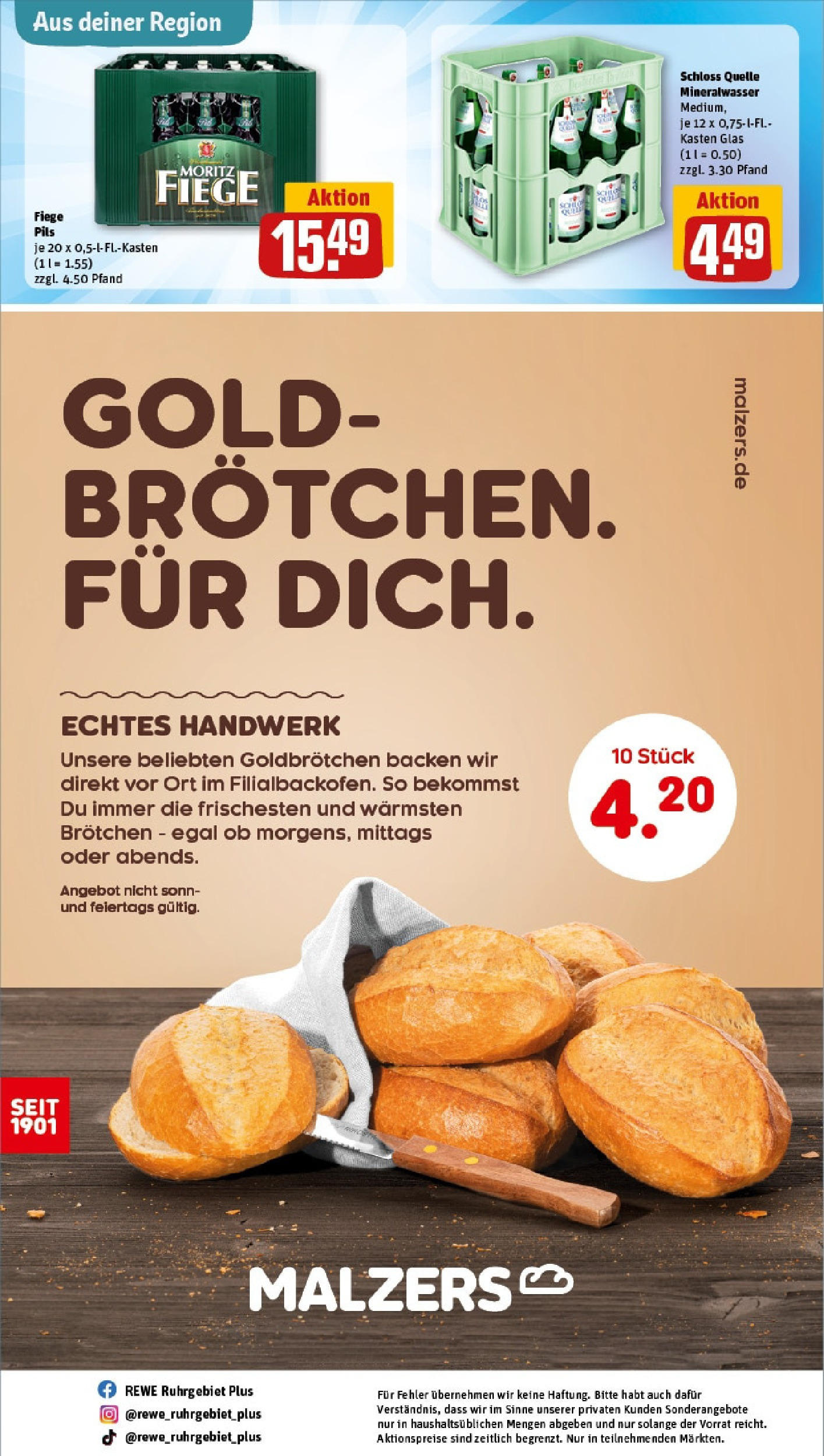REWE Prospekt ab 15.06.2025 zum Blättern » Angebote | Seite: 30 | Produkte: Pils, Mineralwasser
