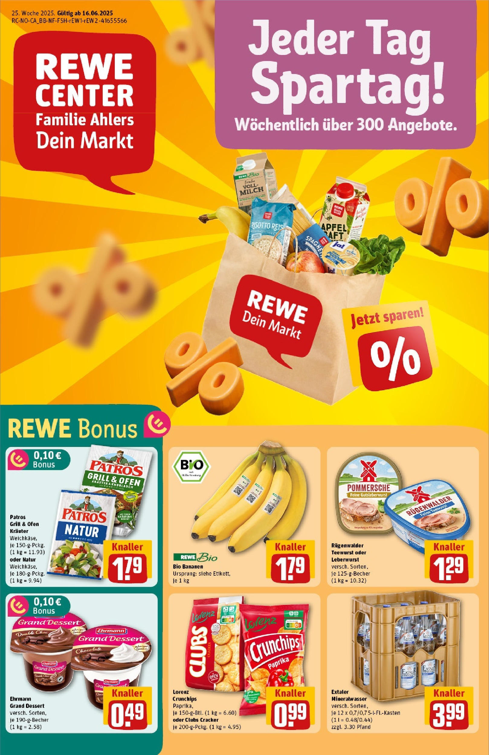 REWE Prospekt ab 15.06.2025 nächste Woche - Prospekt Pattensen Vorschau von dem Prospekt des Geschäftes Rewe, gültig ab dem 15.06.2025