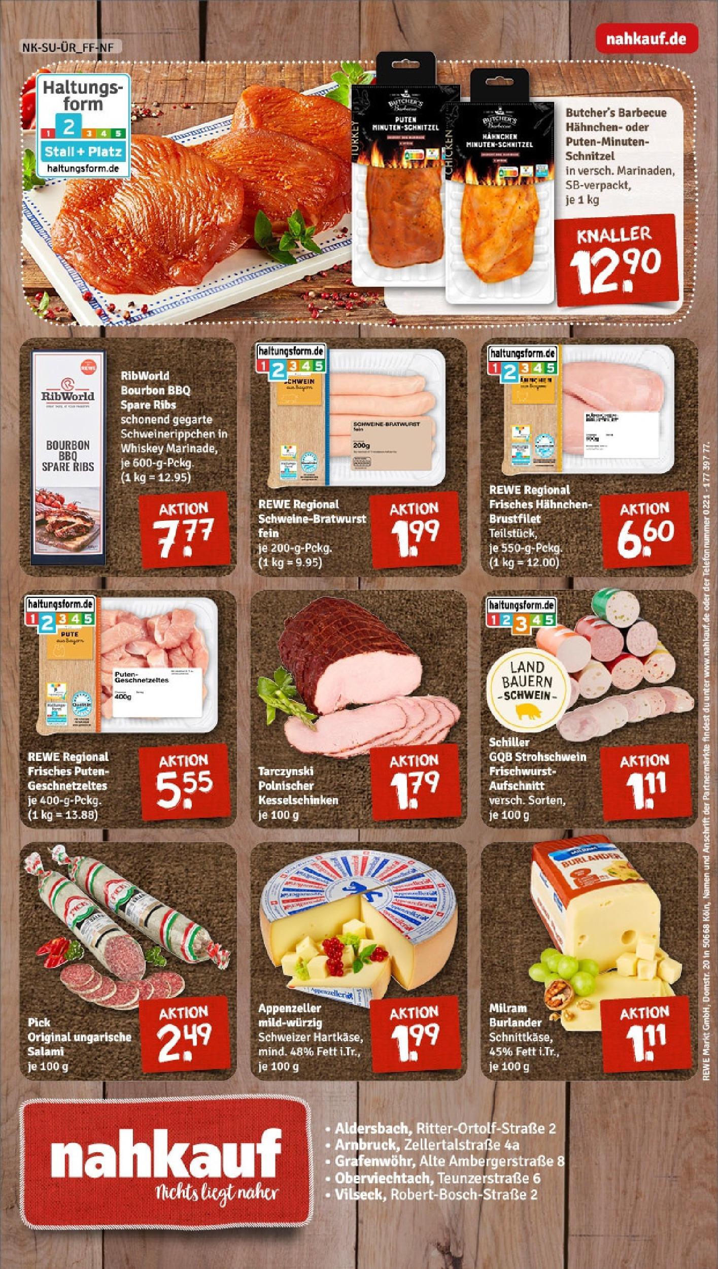 REWE Prospekt ab 15.06.2025 zum Blättern » Angebote | Seite: 8 | Produkte: Hahnchen, Schnitzel, Milram, Whiskey
