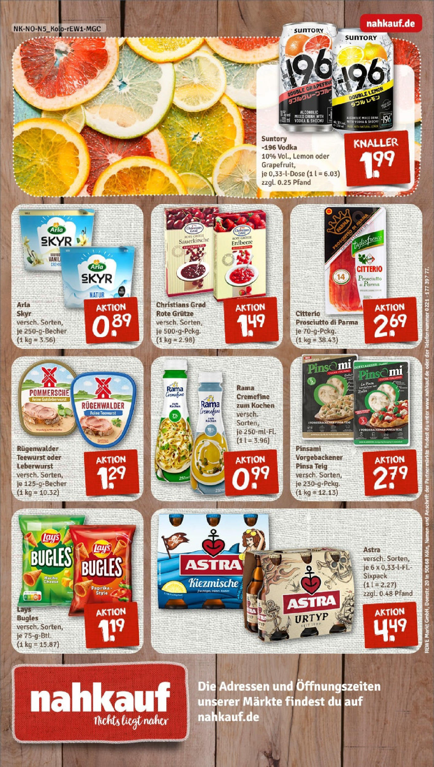 REWE Prospekt ab 15.06.2025 zum Blättern » Angebote | Seite: 12 | Produkte: Astra, Paprika, Vodka, Telefon
