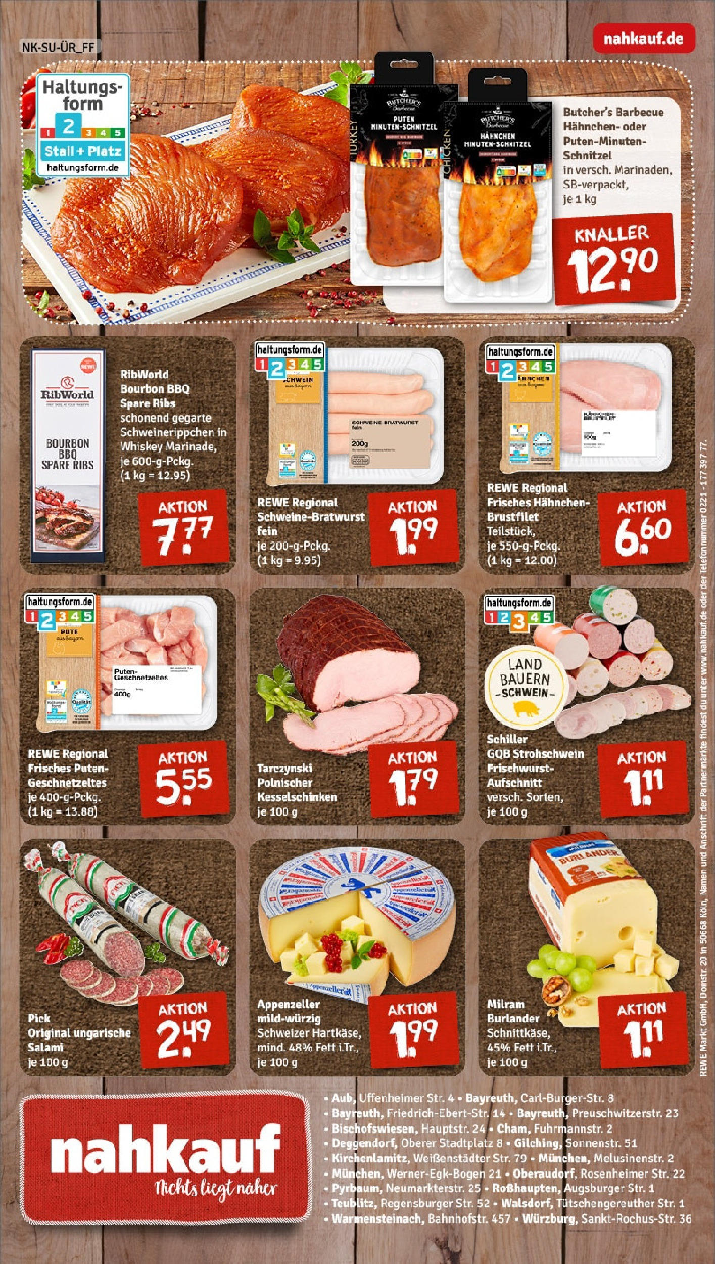 REWE Prospekt ab 15.06.2025 zum Blättern » Angebote | Seite: 8 | Produkte: Pute, Schnitzel, Bourbon, Whiskey