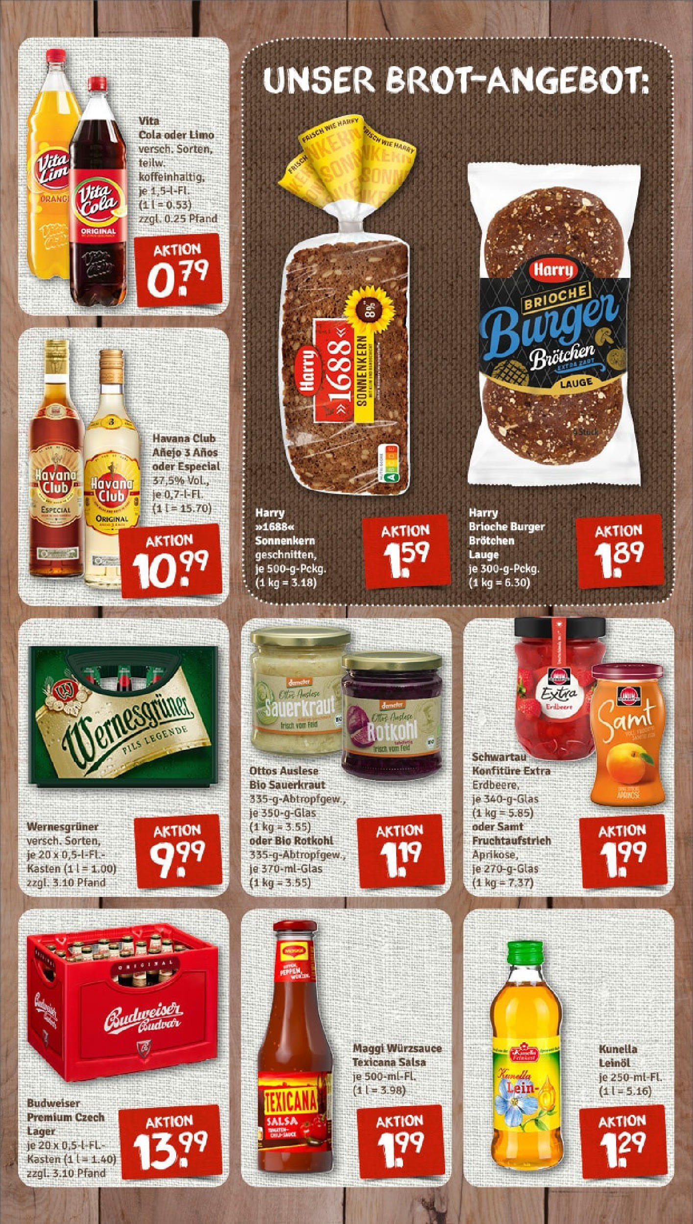 REWE Prospekt ab 15.06.2025 zum Blättern » Angebote | Seite: 7 | Produkte: Cola, Burger, Vita cola, Budweiser