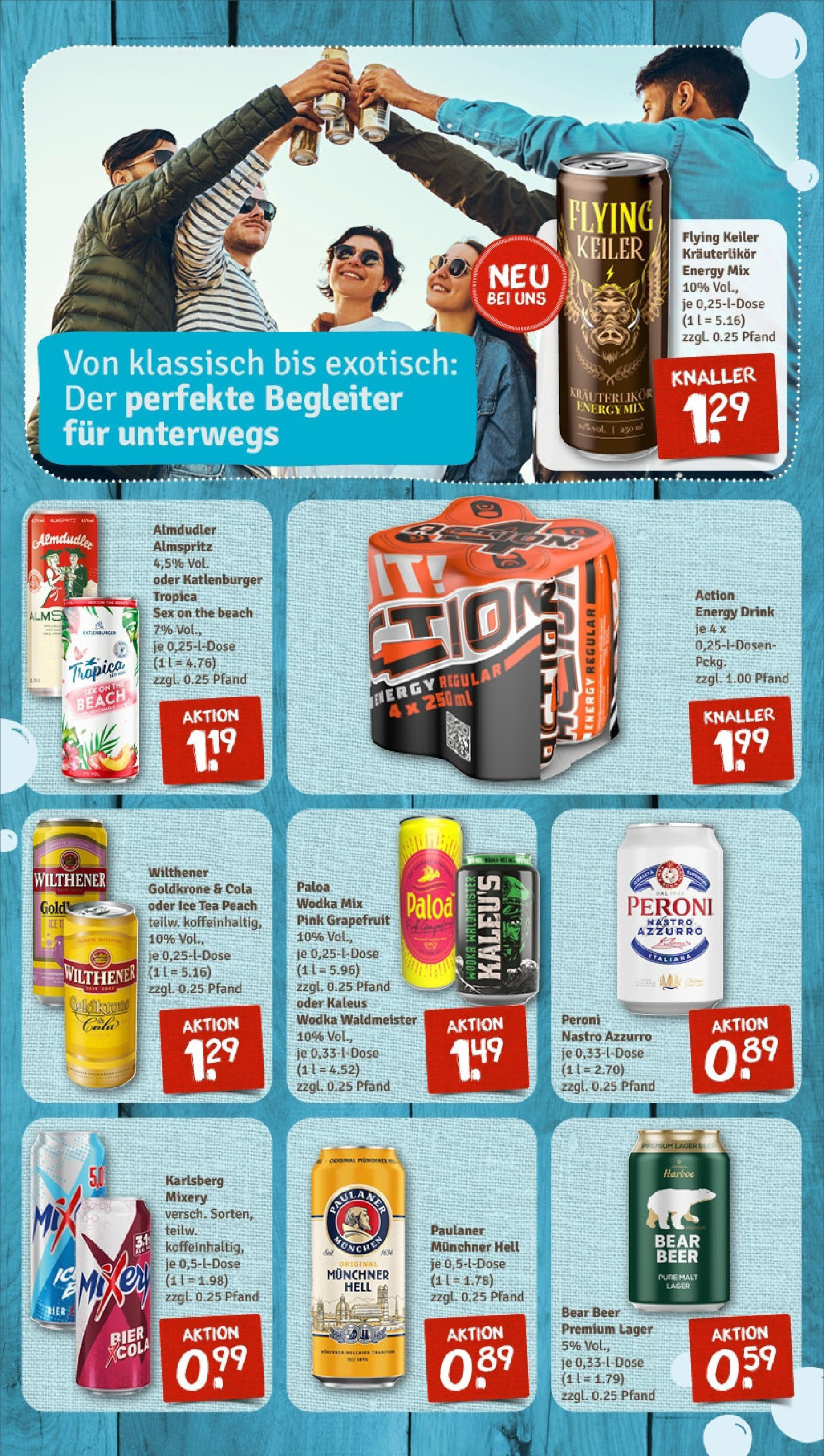 REWE Prospekt ab 15.06.2025 zum Blättern » Angebote | Seite: 9 | Produkte: Cola, Energy, Mixery, Paulaner