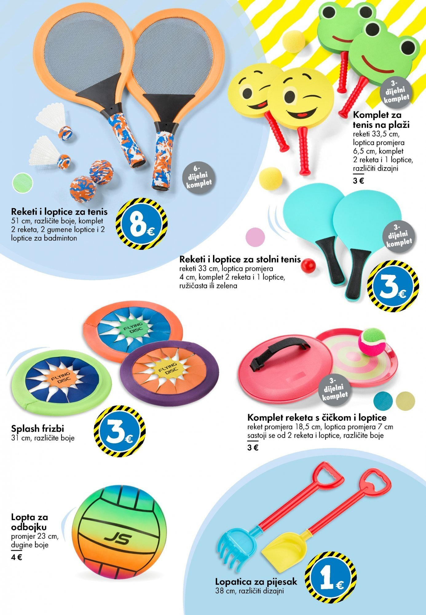 Katalog TEDi novi od 13.06.2025 na listanje > letak digitalni | Stranica: 15 | Proizvodi: Lopta, Loptice za tenis, Frizbi, Lopatica
