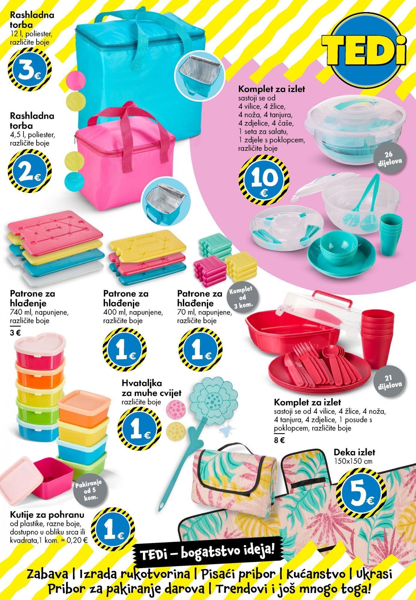 Katalog TEDi novi od 13.06.2025 na listanje > letak digitalni | Stranica: 21 | Proizvodi: Deka, Torba