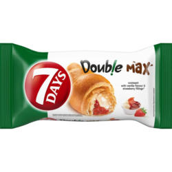 7 DAYS Кроасан Double ванилия&ягода