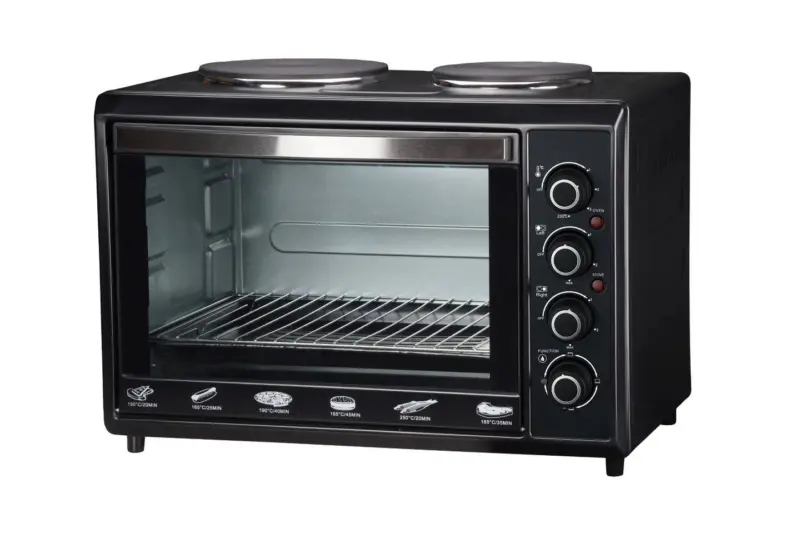 CROWN Мини готварска печка с 2 котлона,