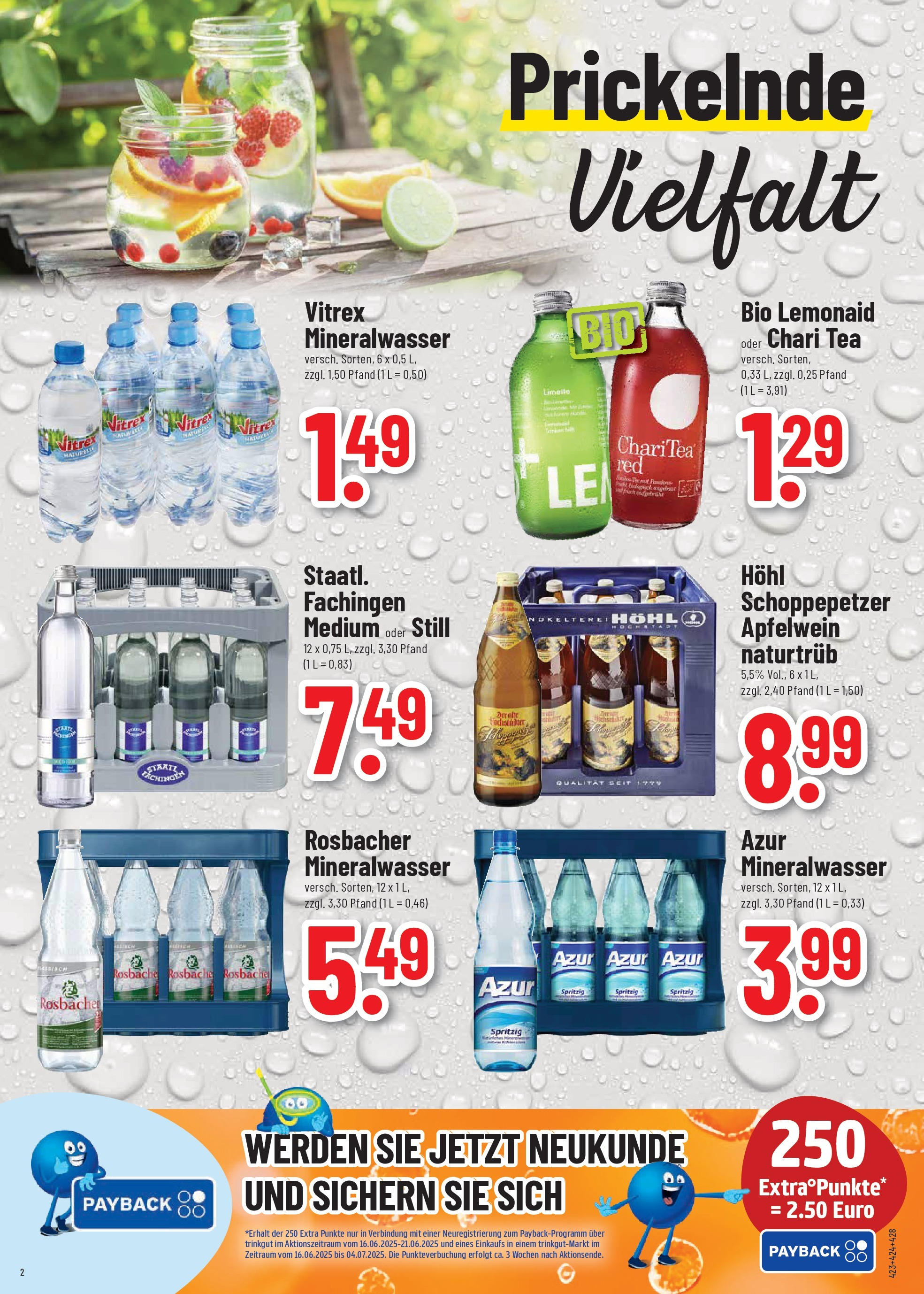 Trinkgut prospekt Bad Kreuznach	 (ab 15.06.2025) » Angebote online | Seite: 2 | Produkte: Mineralwasser, Limette
