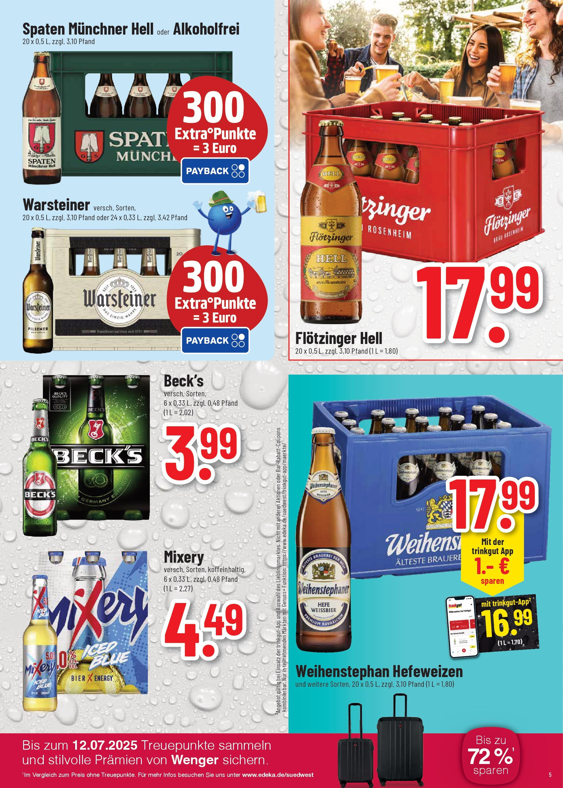 Trinkgut prospekt Bad Kreuznach	 (ab 15.06.2025) » Angebote online | Seite: 5 | Produkte: Energy, Weißbier, Warsteiner, Mixery