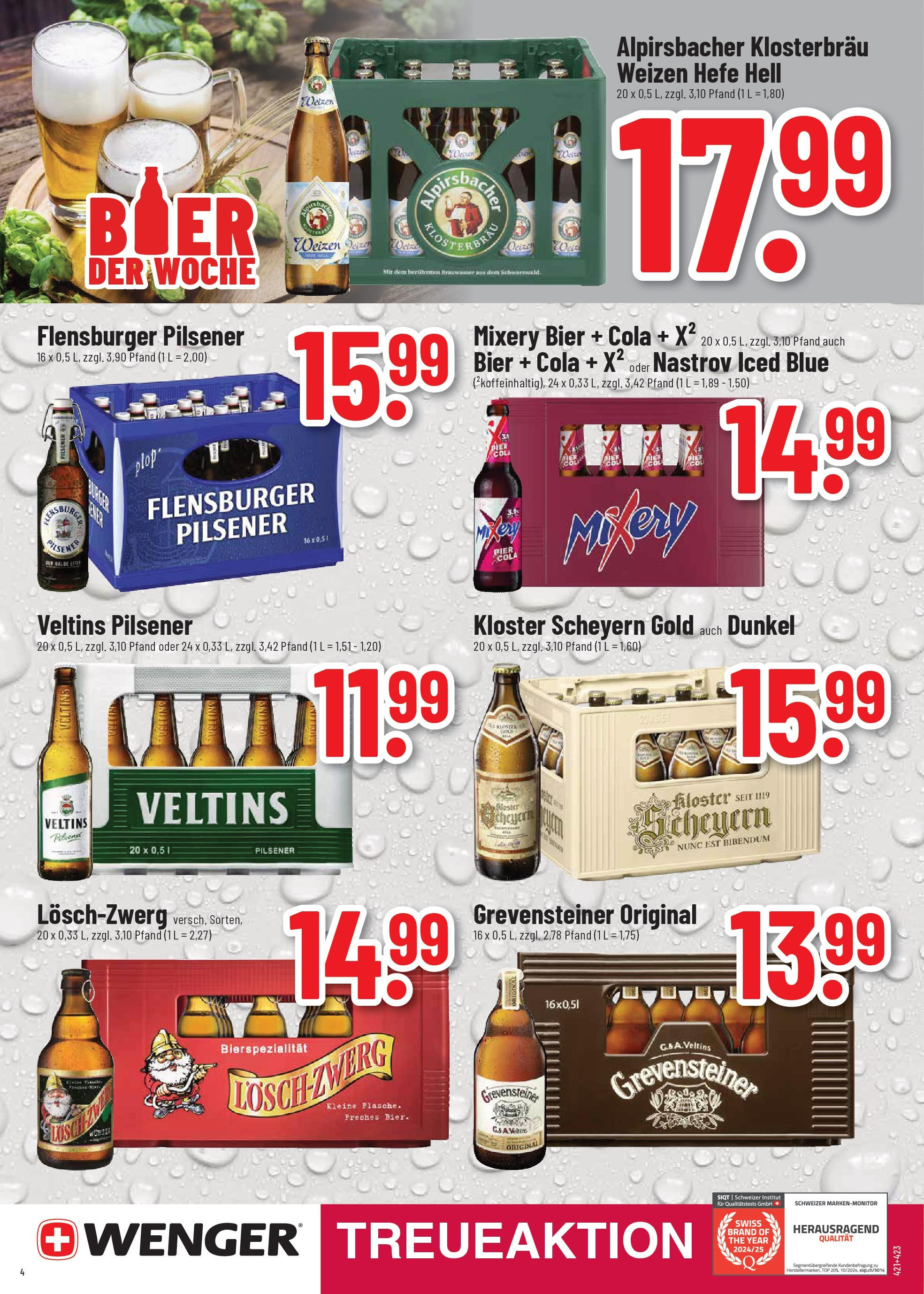 Trinkgut prospekt Bad Kreuznach	 (ab 15.06.2025) » Angebote online | Seite: 4 | Produkte: Cola, Bier, Flensburger, Veltins