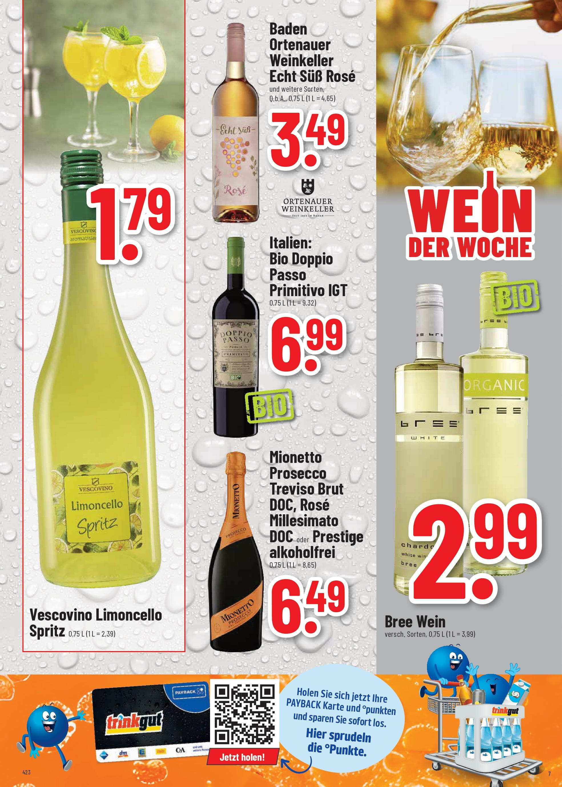 Trinkgut prospekt Bad Kreuznach	 (ab 15.06.2025) » Angebote online | Seite: 7 | Produkte: Bree, Doppio Passo, Limoncello, Wein
