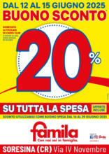 Buono Sconto 20% su tutta la spesa