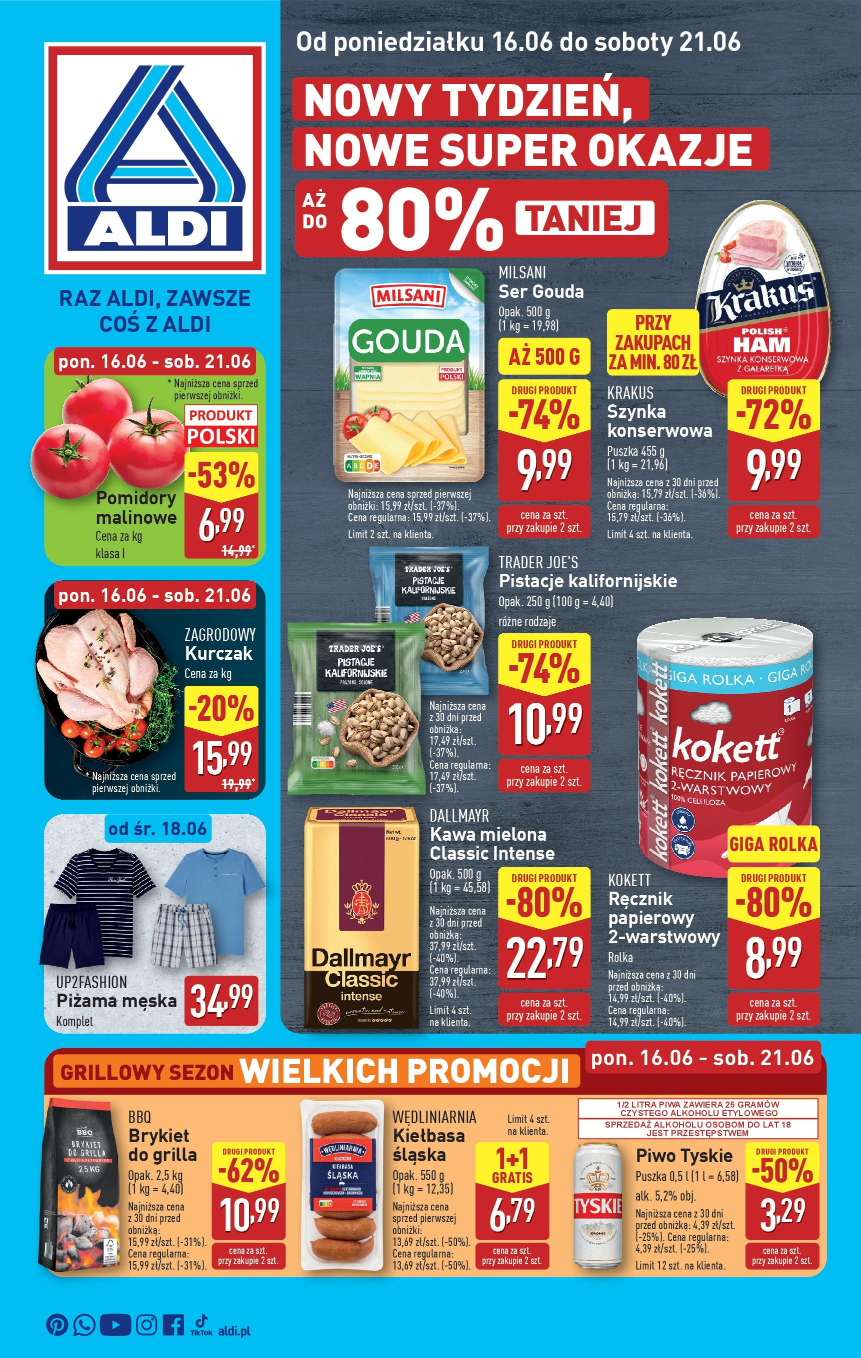 Aldi Gazetka od 16.06.2025 - Nowa Gazetka - Numer strony 1