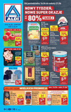 Pogląd gazetki "Gazetka" ze sklepu Aldi ważnej od 16.06.2025