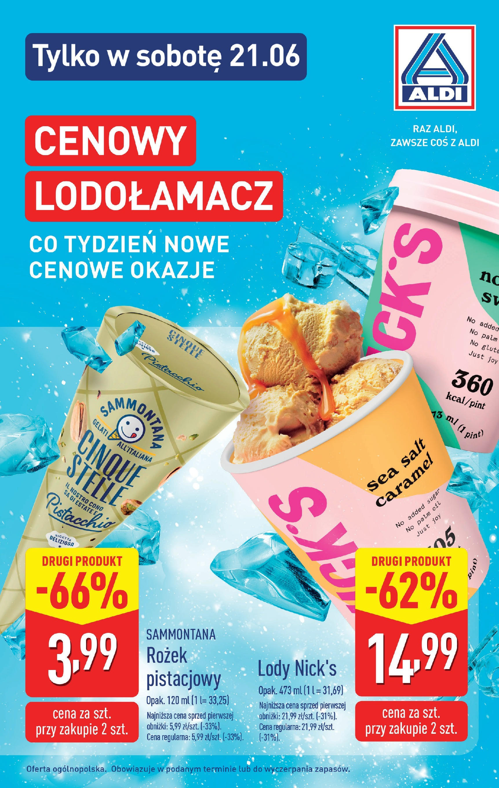 Aldi Gazetka od 16.06.2025 - Ulotka PDF, promocje | Strona: 30 | Produkty: Lody