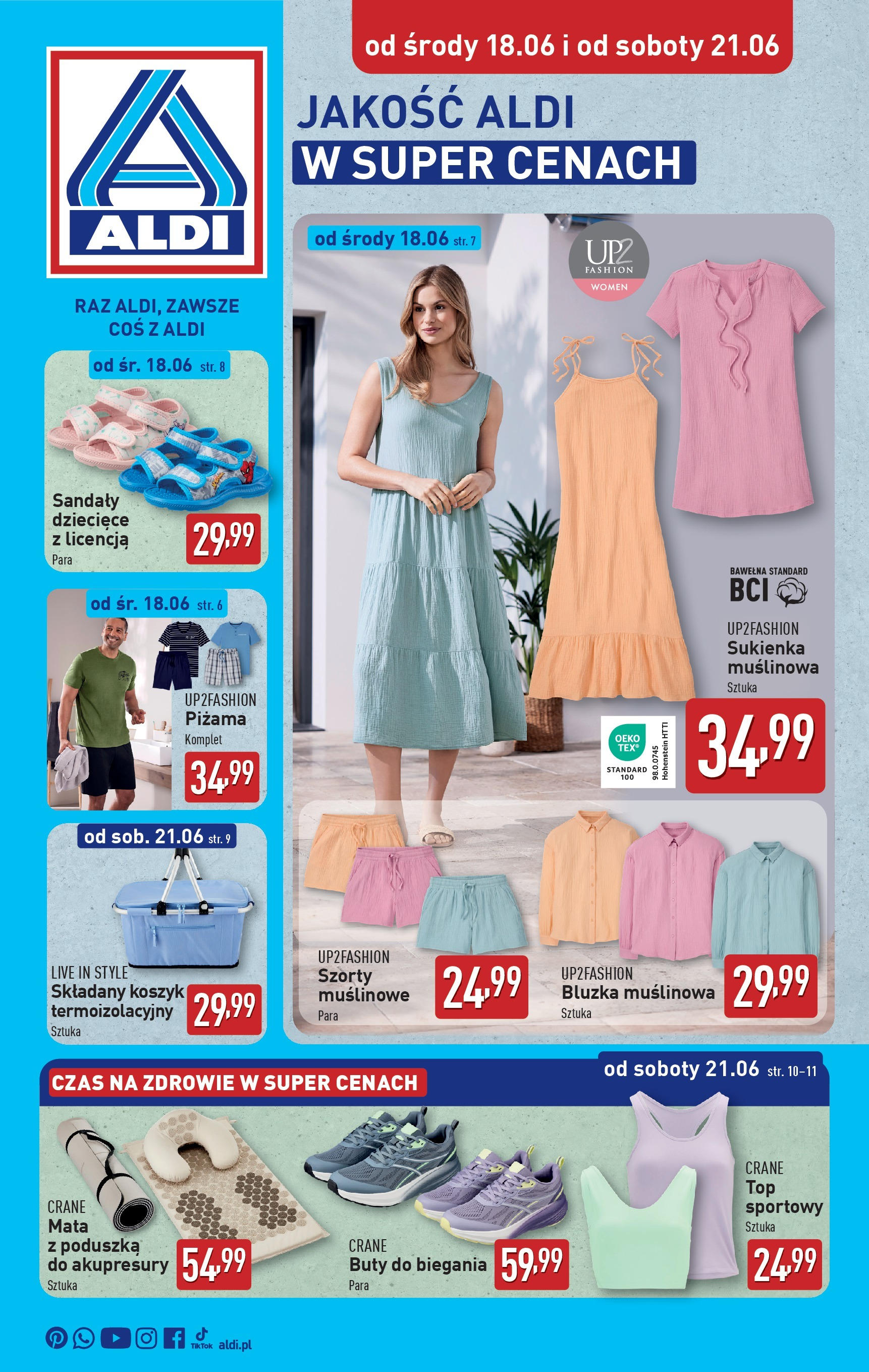 Aldi Artykuły przemysłowe i tekstylia od 18.06.2025 - Nowa Gazetka - Numer strony 1