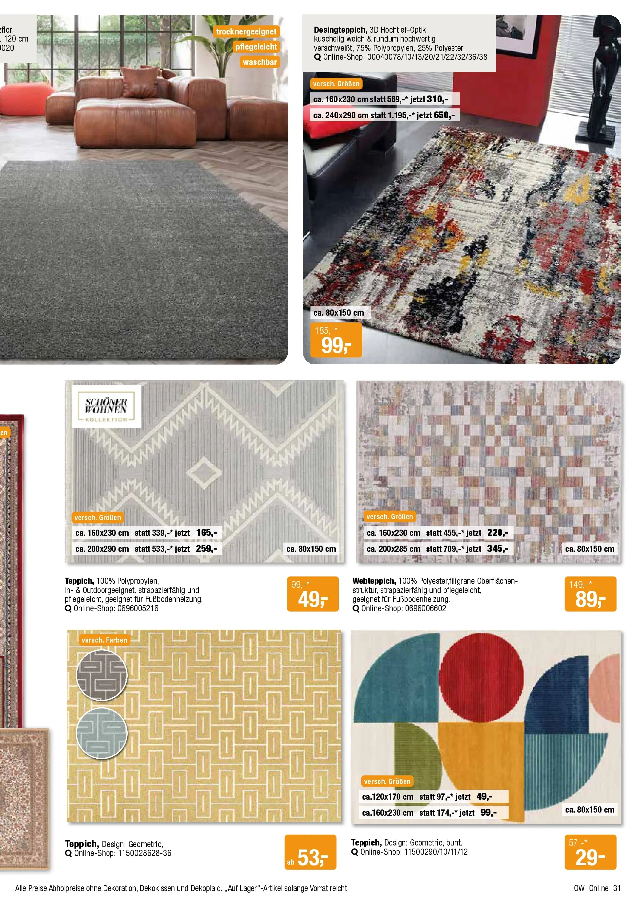 Angebote - Dein trendiges Möbelhaus (ab 21.03.2026) zum Blättern | Seite: 31