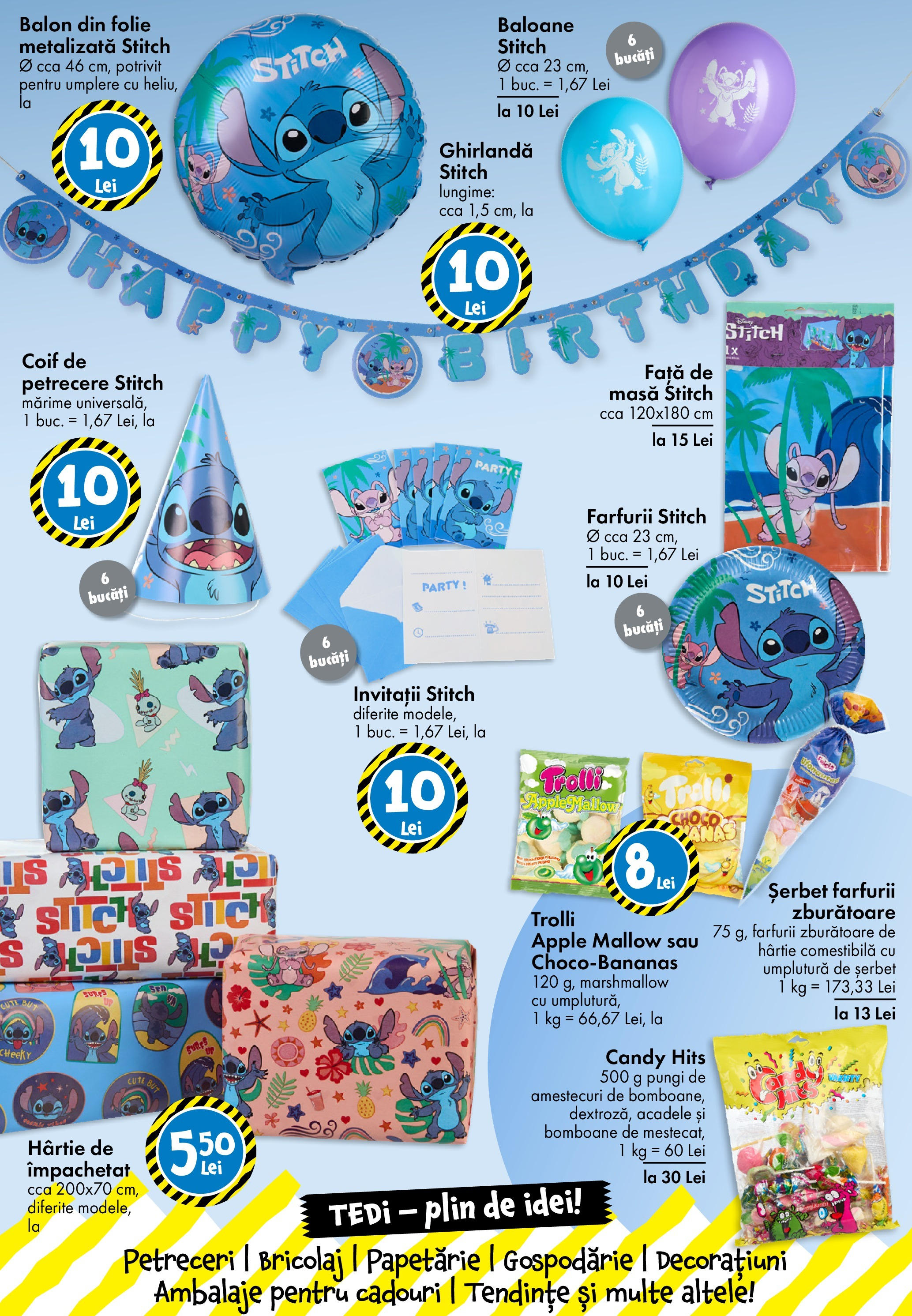 Catalog TEDi - Oferta 13.06.2025 - 21.06.2025 | Pagină: 9 | Produse: Masă, Apple, Bomboane, Acadele