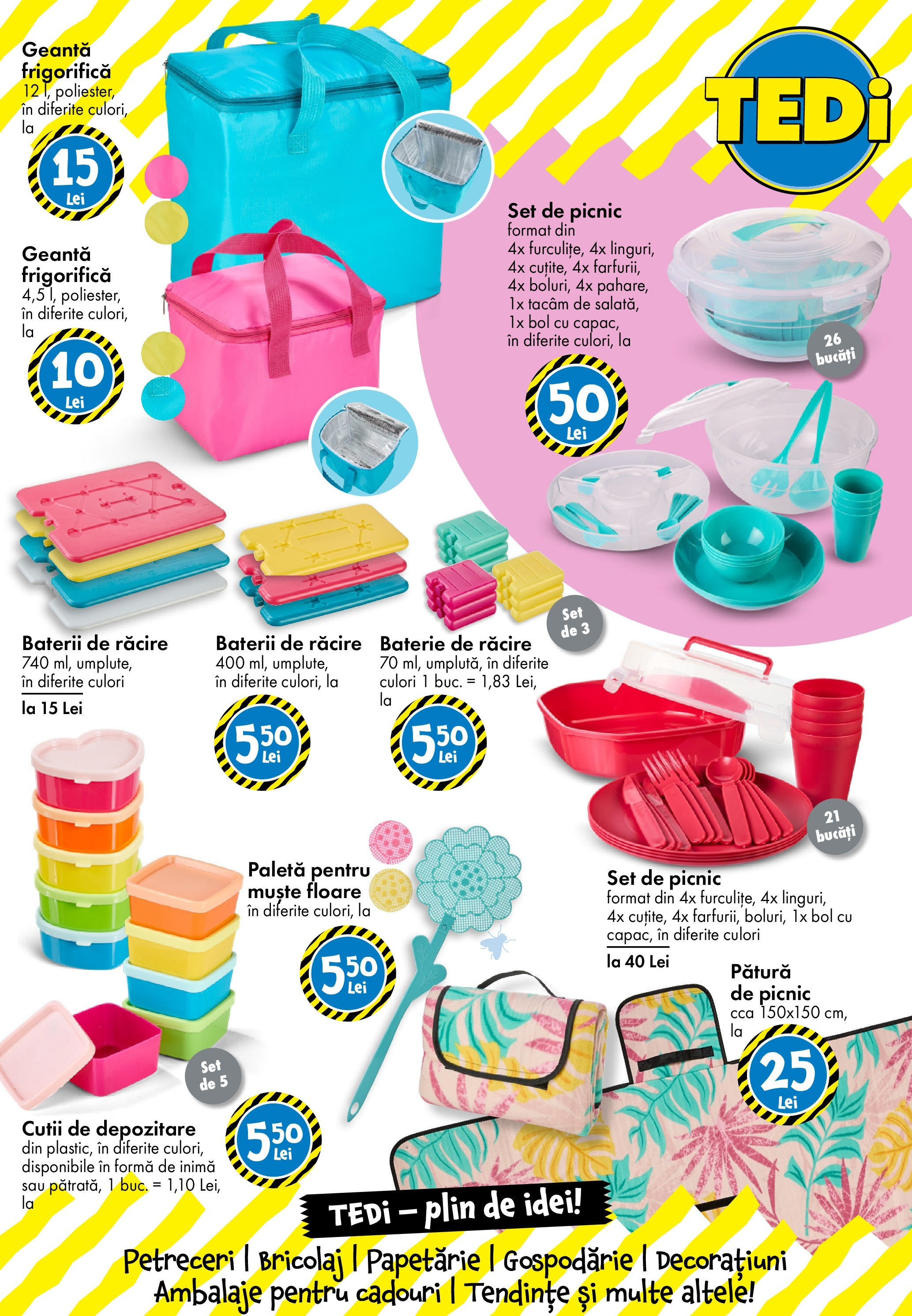 Catalog TEDi - Oferta 13.06.2025 - 21.06.2025 | Pagină: 21 | Produse: Geantă, Bol, Baterie, Baterii