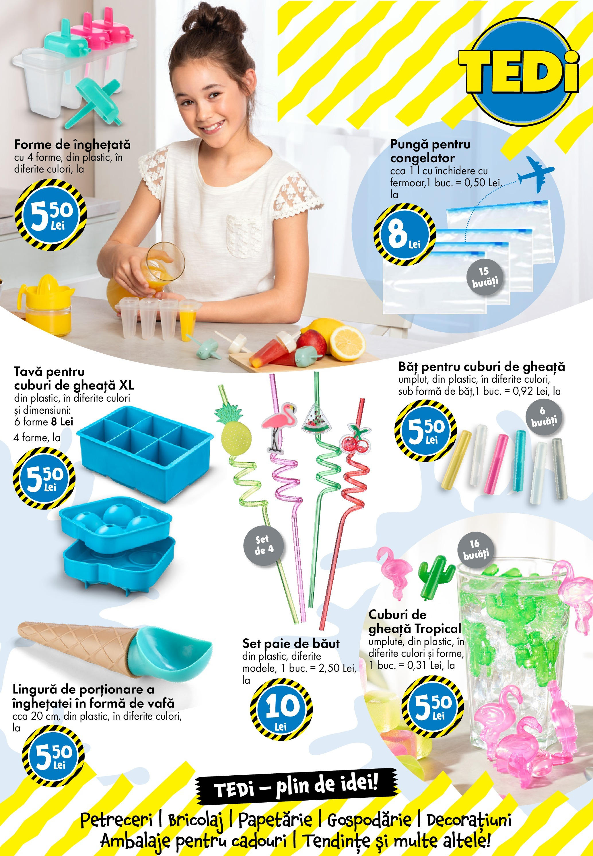 Catalog TEDi - Oferta 13.06.2025 - 21.06.2025 | Pagină: 22 | Produse: Pungă, Congelator, Înghețată