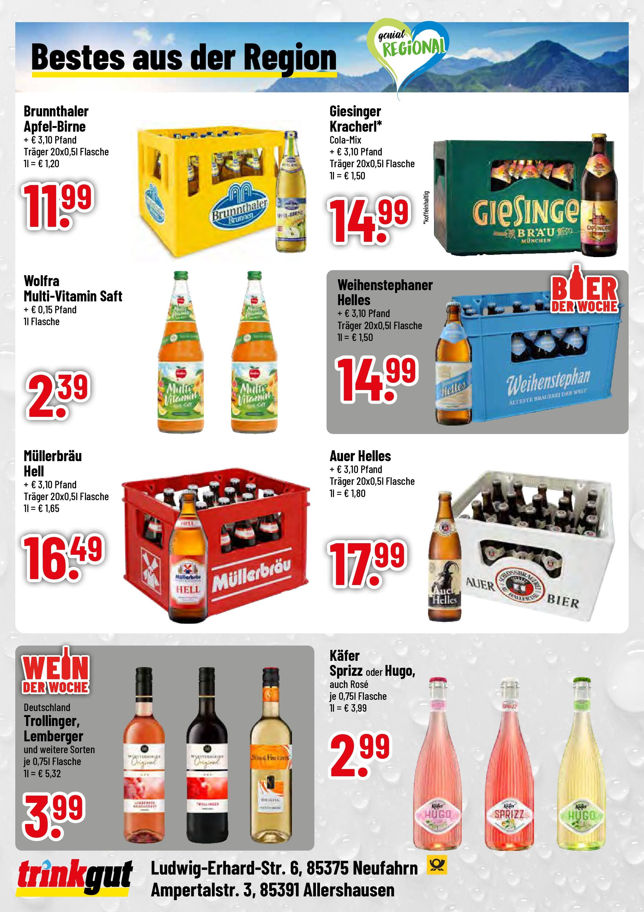 Trinkgut prospekt Allershausen	 (ab 15.06.2025) » Angebote online | Seite: 4