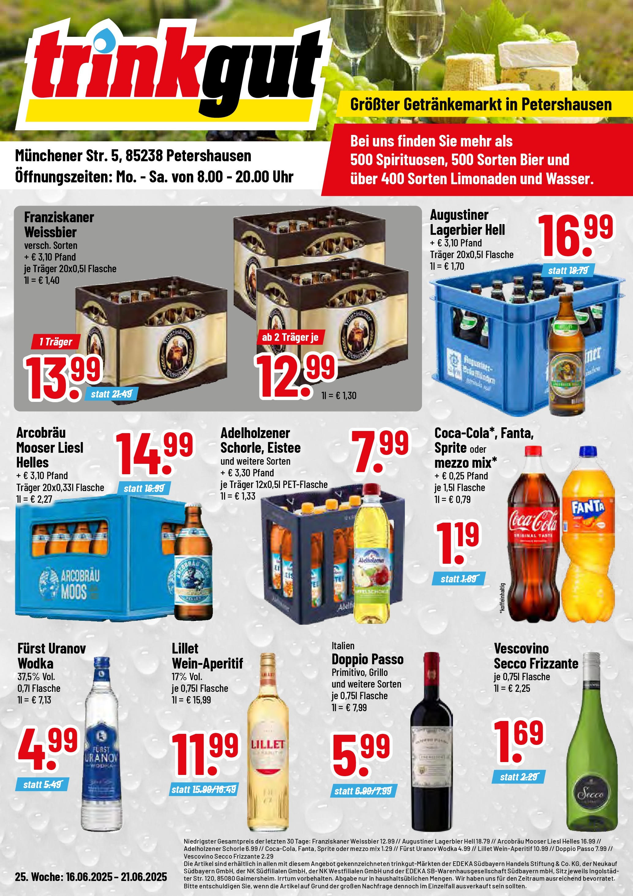 Trinkgut prospekt Petershausen	 (ab 15.06.2025) » Angebote online | Seite: 1