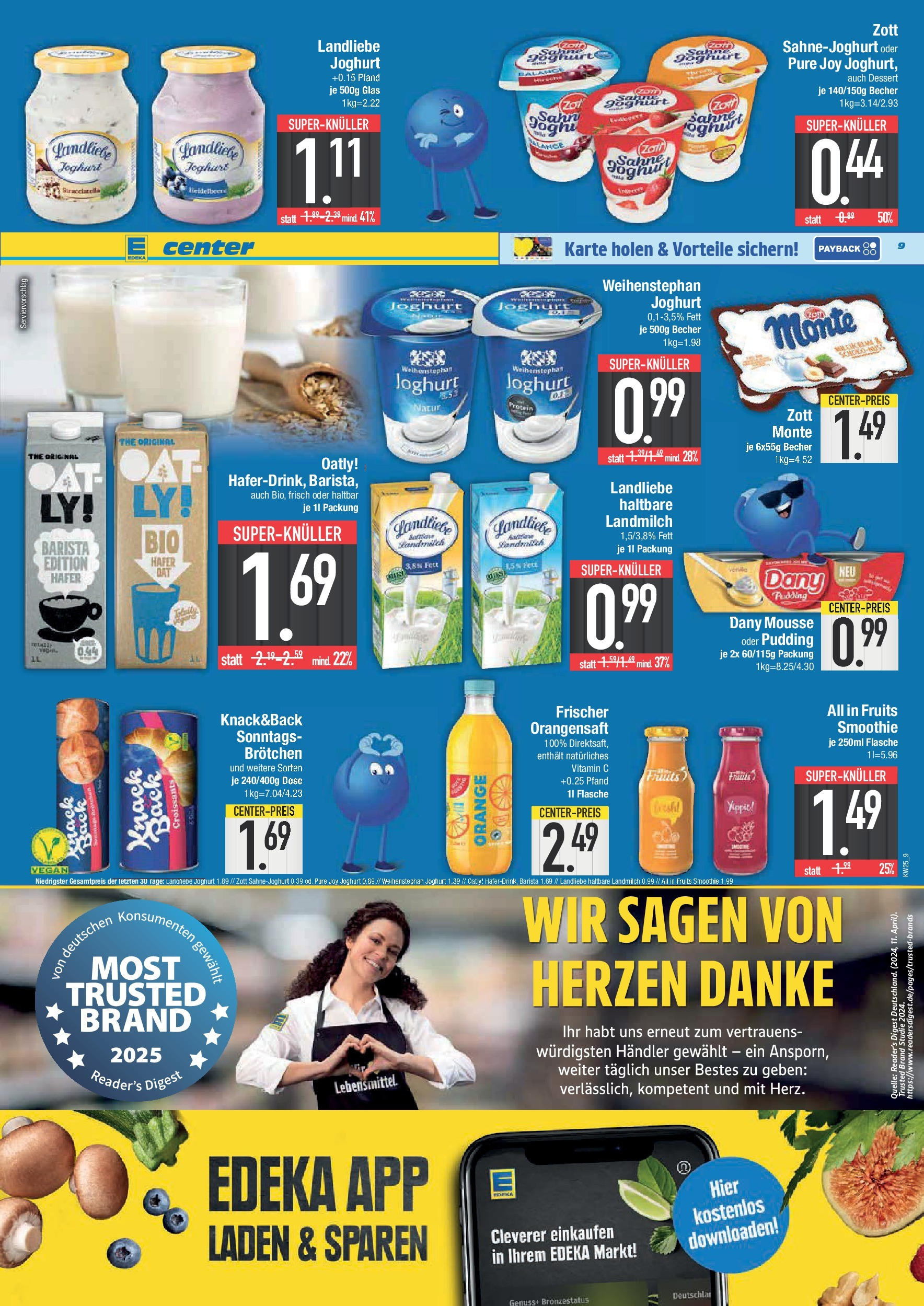 Edeka prospekt Bad Reichenhall	 (ab 15.06.2025) » Angebote Online | Seite: 9