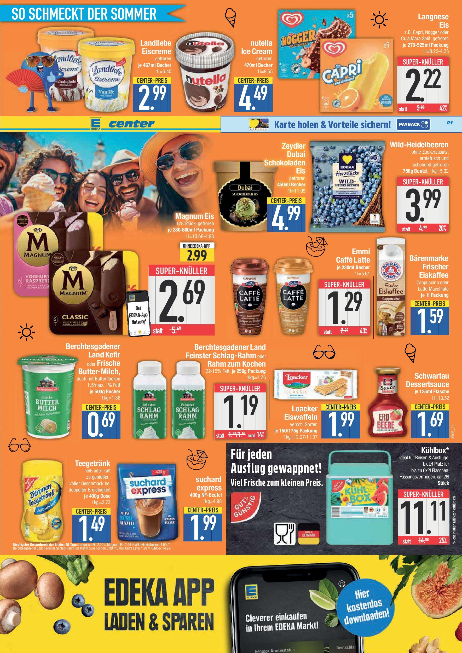 Edeka prospekt Bad Reichenhall	 (ab 15.06.2025) » Angebote Online | Seite: 21
