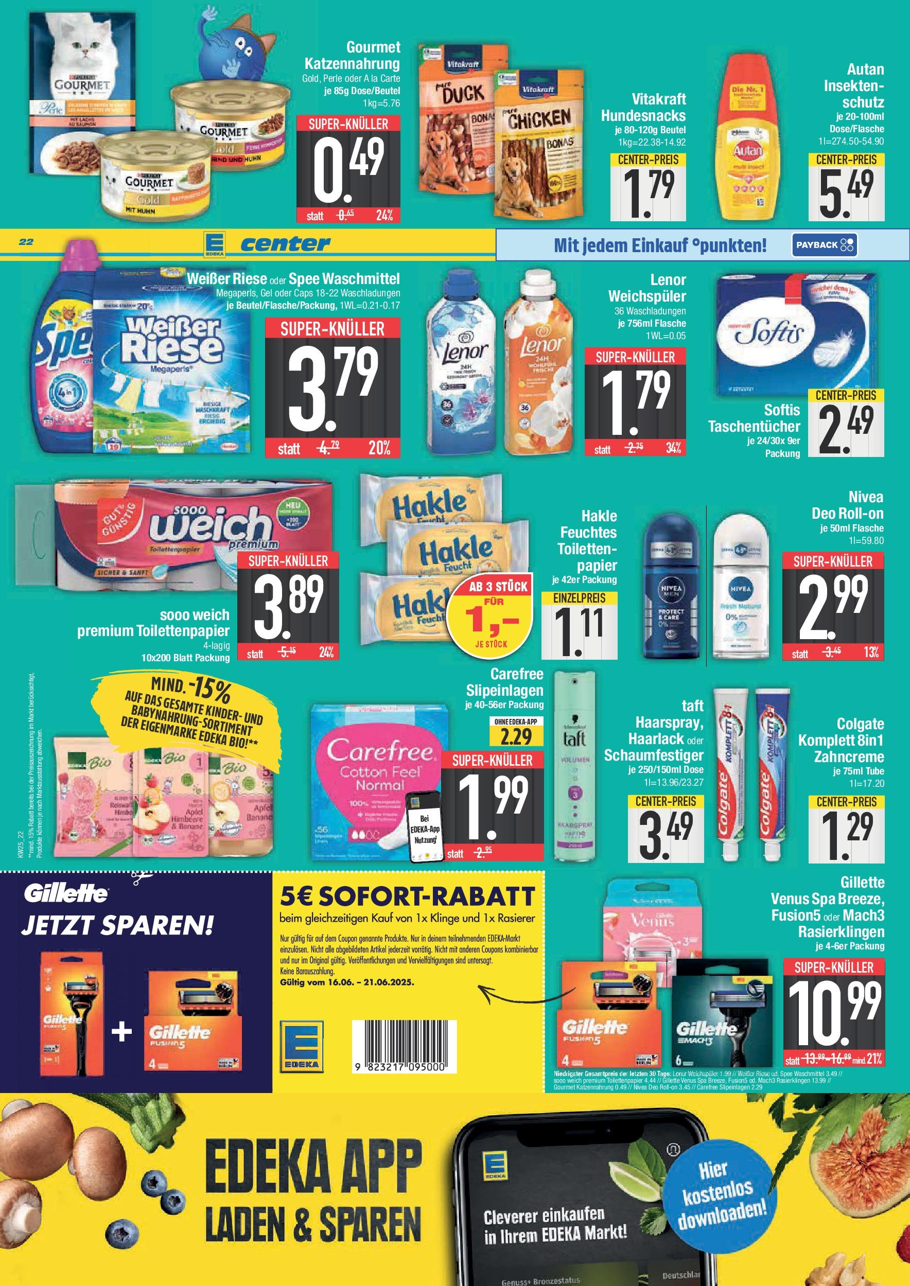 Edeka prospekt Bad Reichenhall	 (ab 15.06.2025) » Angebote Online | Seite: 22