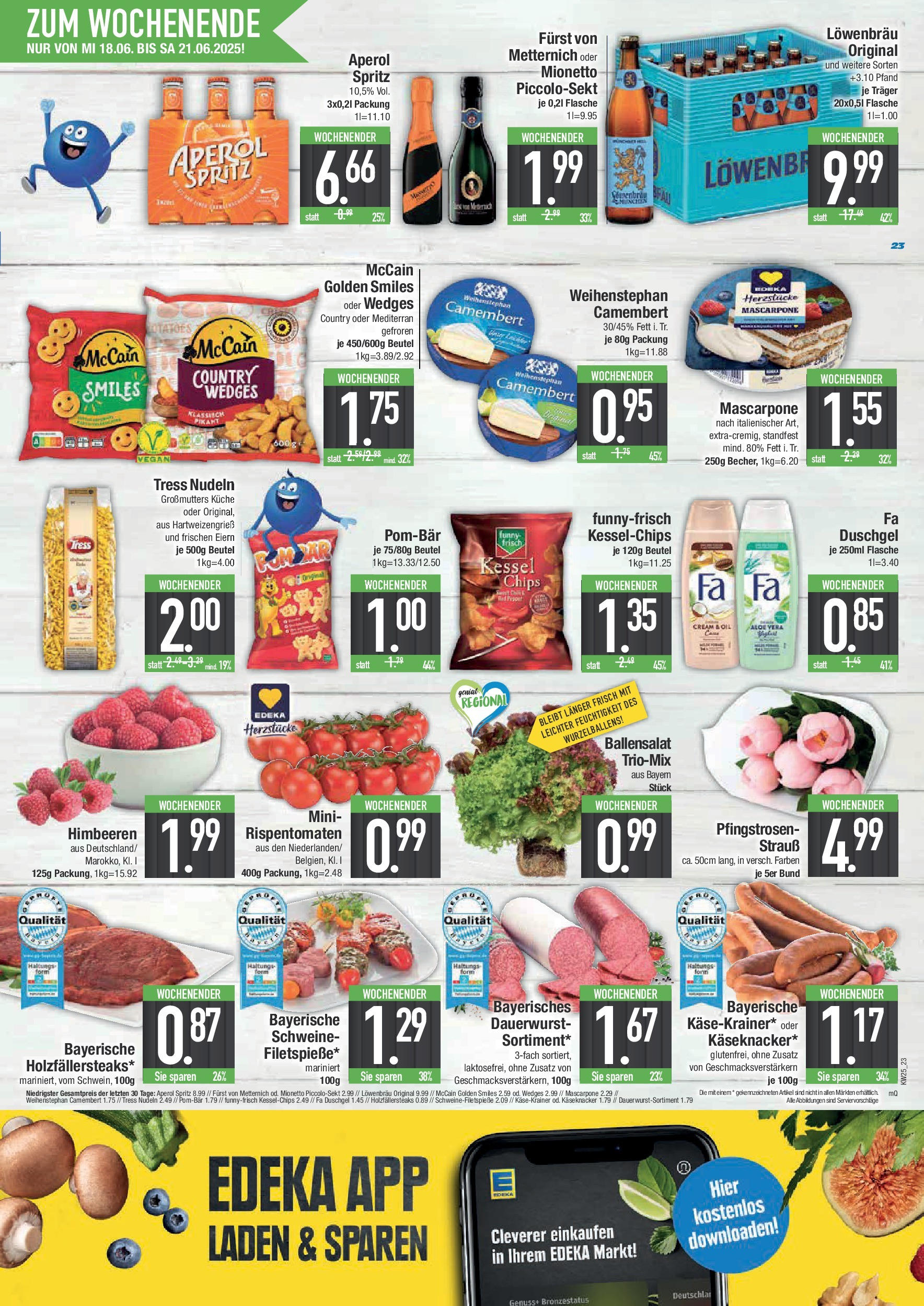 Edeka prospekt Bad Reichenhall	 (ab 15.06.2025) » Angebote Online | Seite: 23