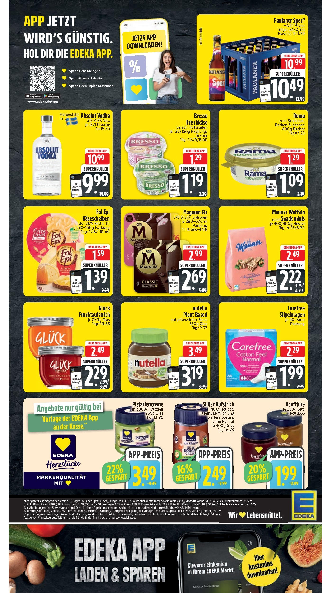 Edeka prospekt Markt Schwaben	 (ab 15.06.2025) » Angebote Online | Seite: 2 | Produkte: Margarine, Rama, Nutella, Vodka