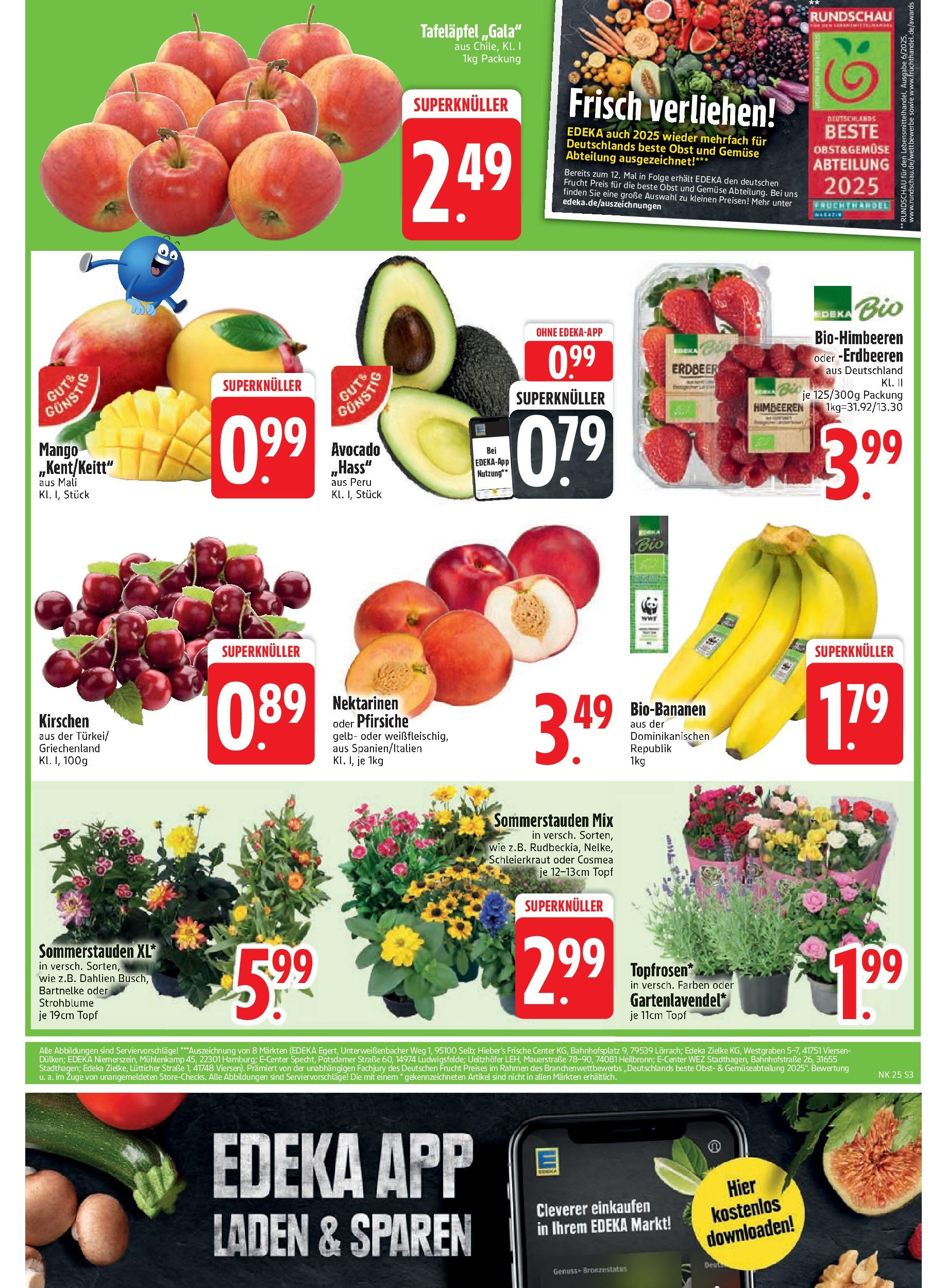 Edeka prospekt Markt Schwaben	 (ab 15.06.2025) » Angebote Online | Seite: 5 | Produkte: Nektarinen, Kirschen, Mango, Erdbeeren