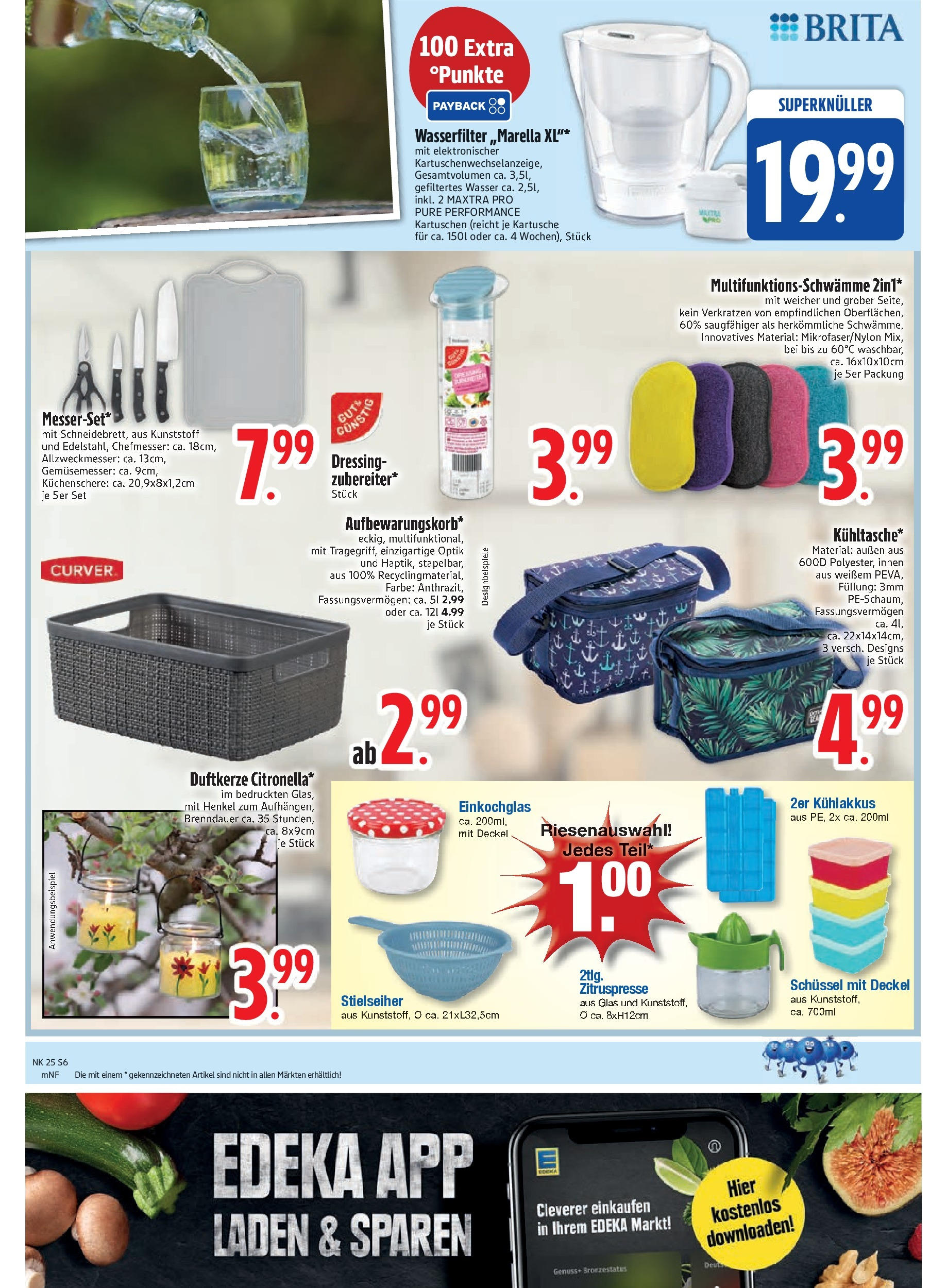 Edeka prospekt Markt Schwaben	 (ab 15.06.2025) » Angebote Online | Seite: 8 | Produkte: Dressing, Wasser