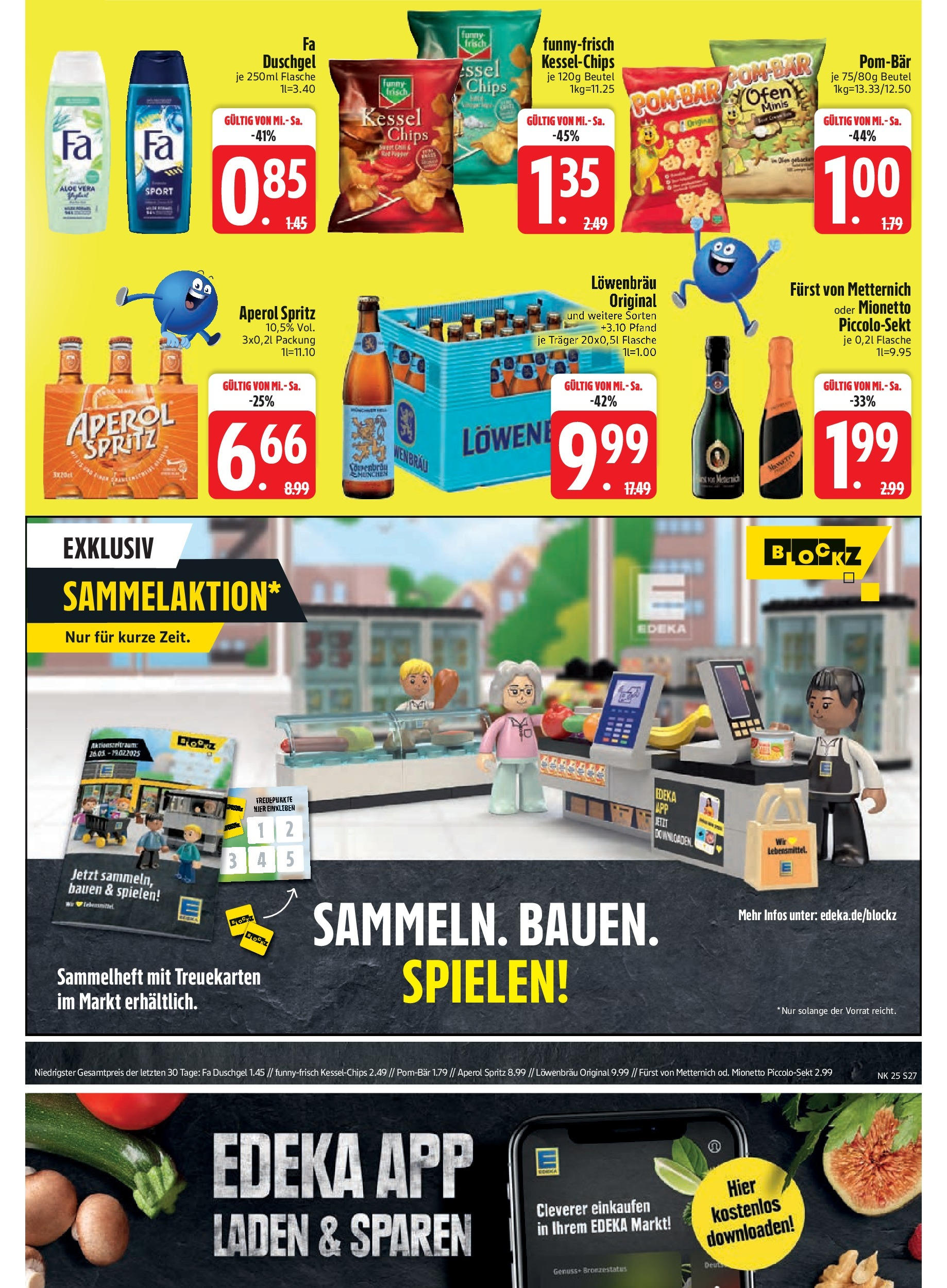 Edeka prospekt Markt Schwaben	 (ab 15.06.2025) » Angebote Online | Seite: 29 | Produkte: Ofen, Duschgel, Aperol, Chips
