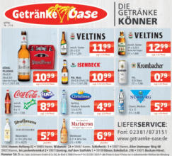 Getränke Oase: Getränkeangebote