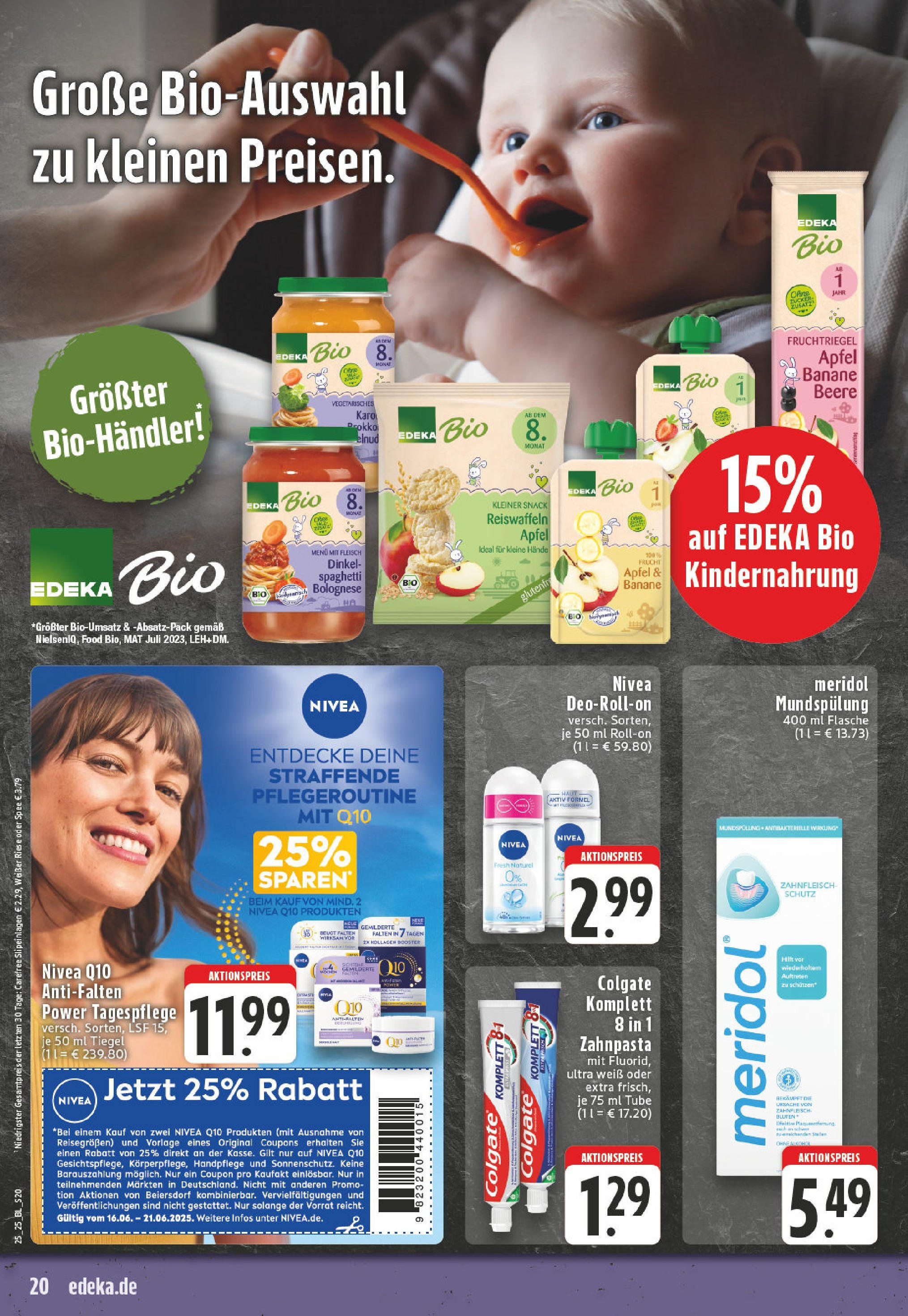 Edeka prospekt Monheim Am Rhein	 (ab 15.06.2025) » Angebote Online | Seite: 20 | Produkte: Äpfel, Deodorant, Zahnpasta, Spee