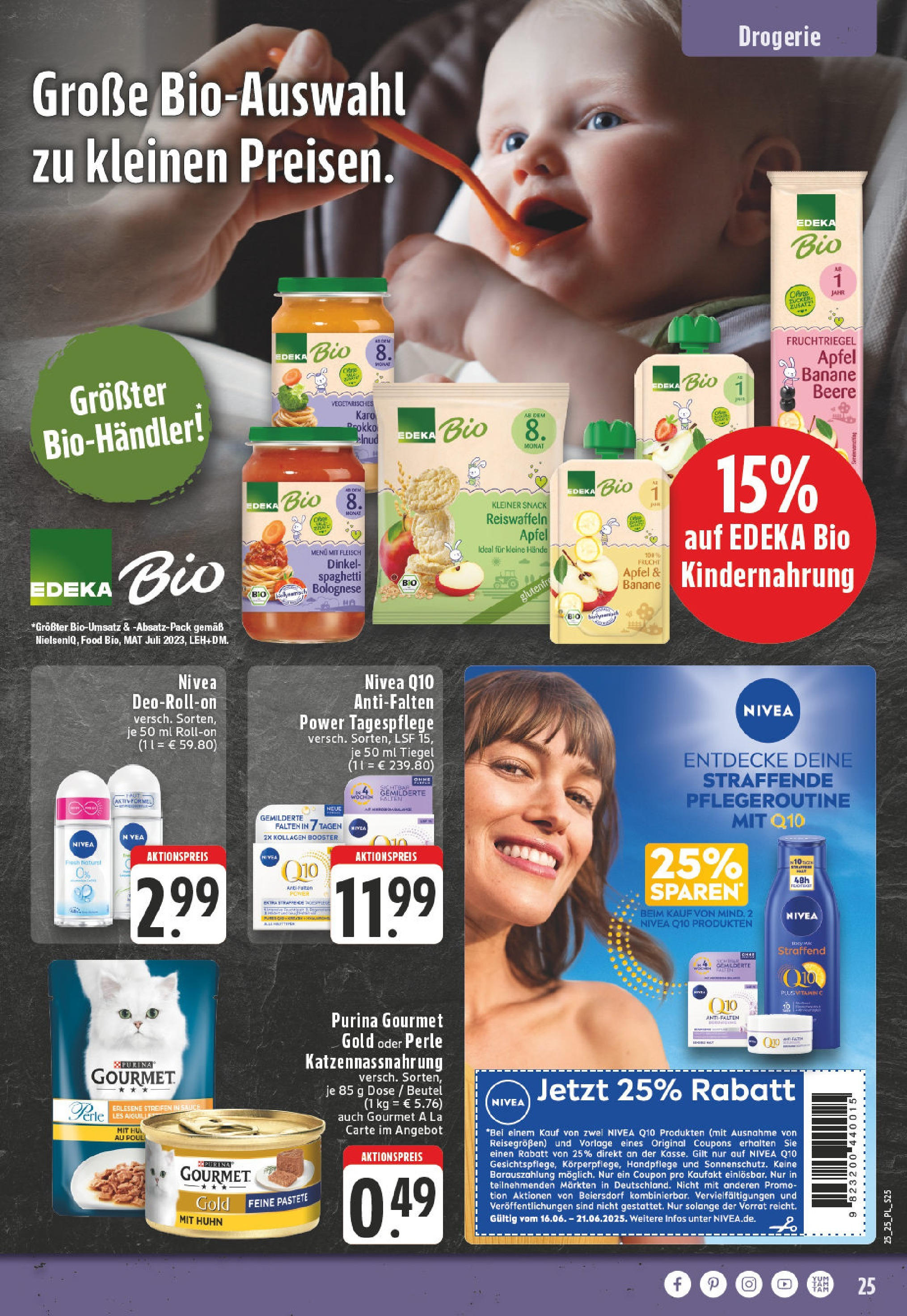 Edeka prospekt Wickede	 (ab 15.06.2025) » Angebote Online | Seite: 25 | Produkte: Äpfel, Deodorant, Purina gourmet gold, Fleisch