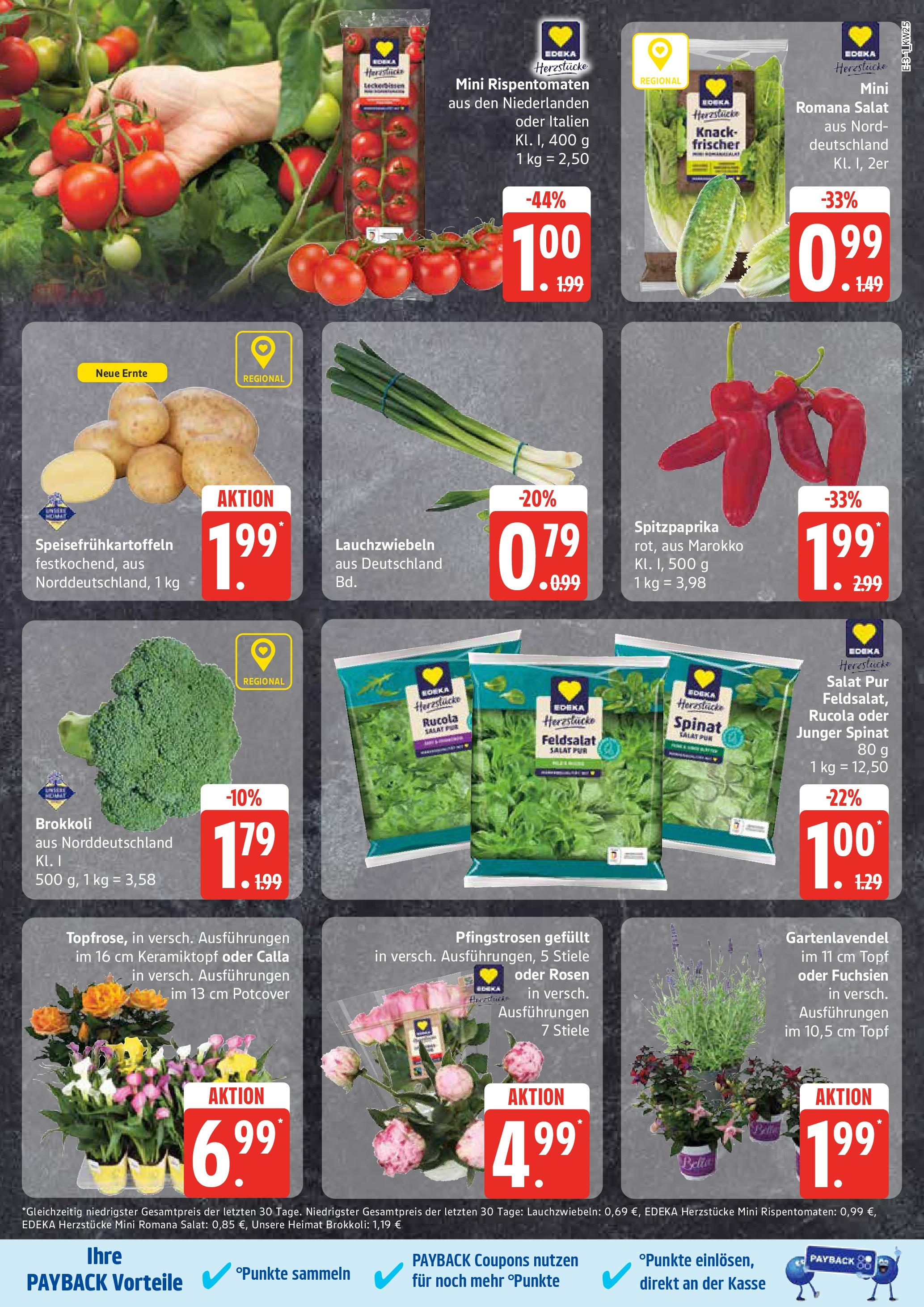 Edeka prospekt Neu Wulmstorf	 (ab 15.06.2025) » Angebote Online | Seite: 3 | Produkte: Rucola, Brokkoli, Salat