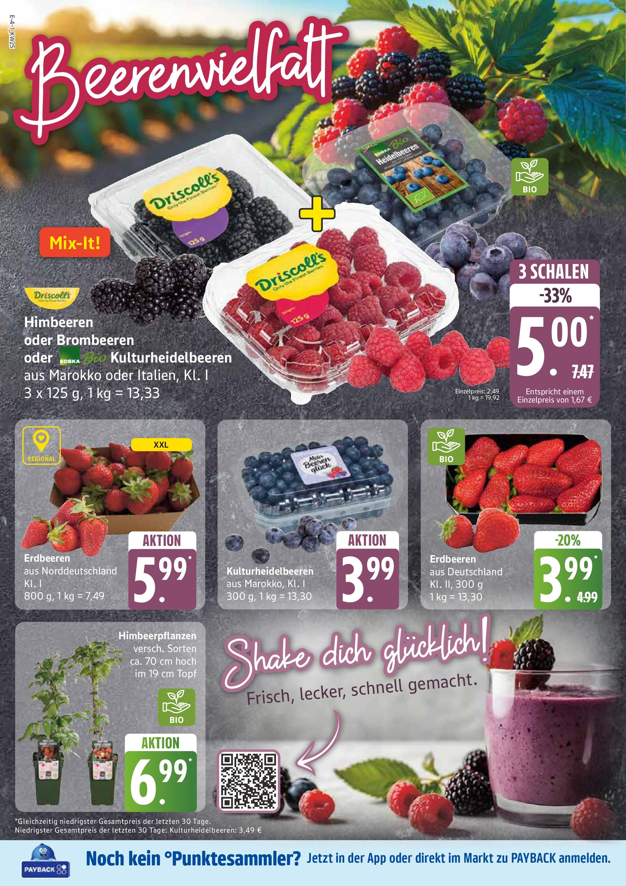 Edeka prospekt Neu Wulmstorf	 (ab 15.06.2025) » Angebote Online | Seite: 4 | Produkte: Himbeeren, Heidelbeeren, Erdbeeren