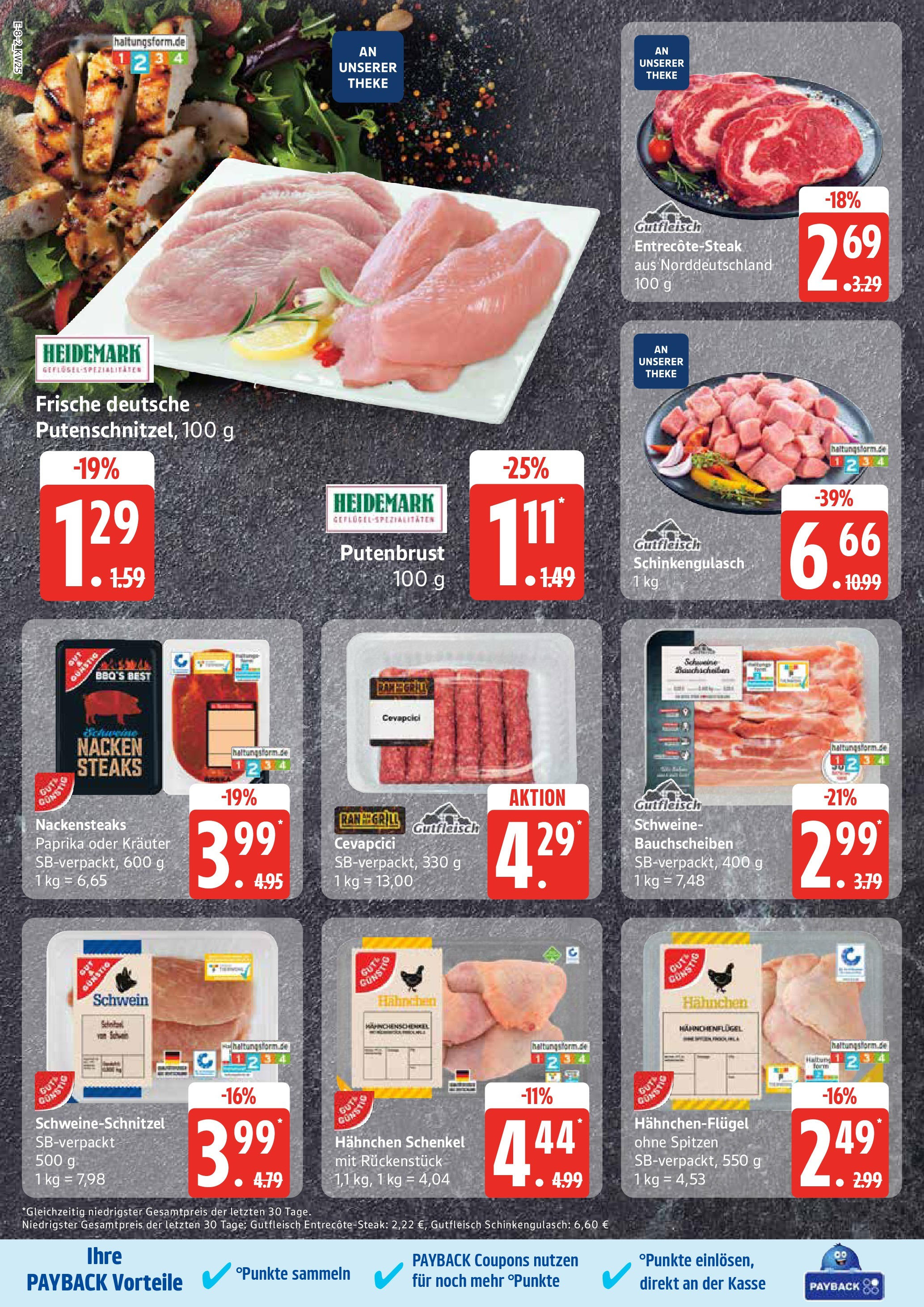 Edeka prospekt Großenwiehe	 (ab 15.06.2025) » Angebote Online | Seite: 8 | Produkte: Nackensteaks, Grill, Paprika, Steak