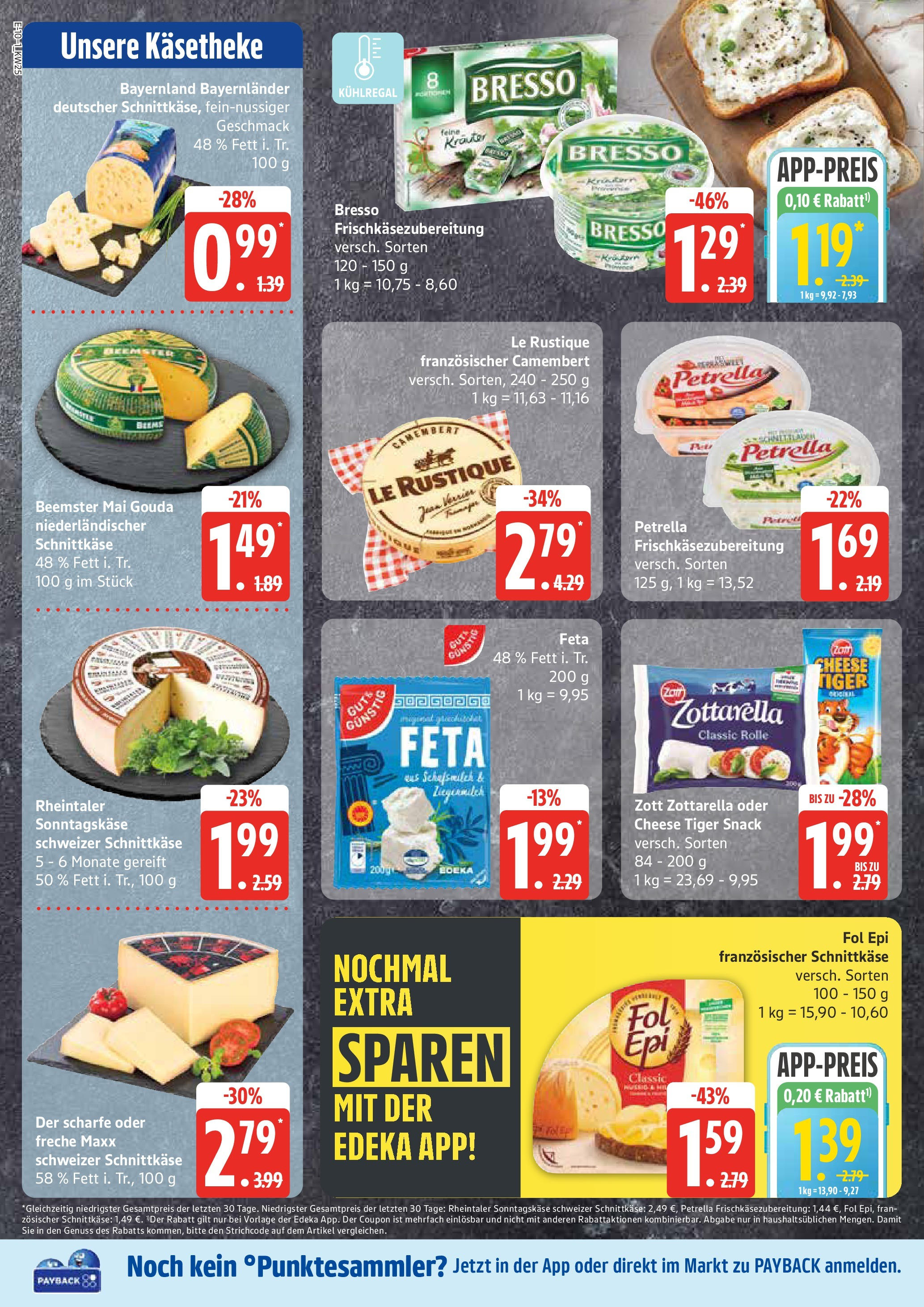 Edeka prospekt Neu Wulmstorf	 (ab 15.06.2025) » Angebote Online | Seite: 10 | Produkte: Feta, Gouda, Bresso