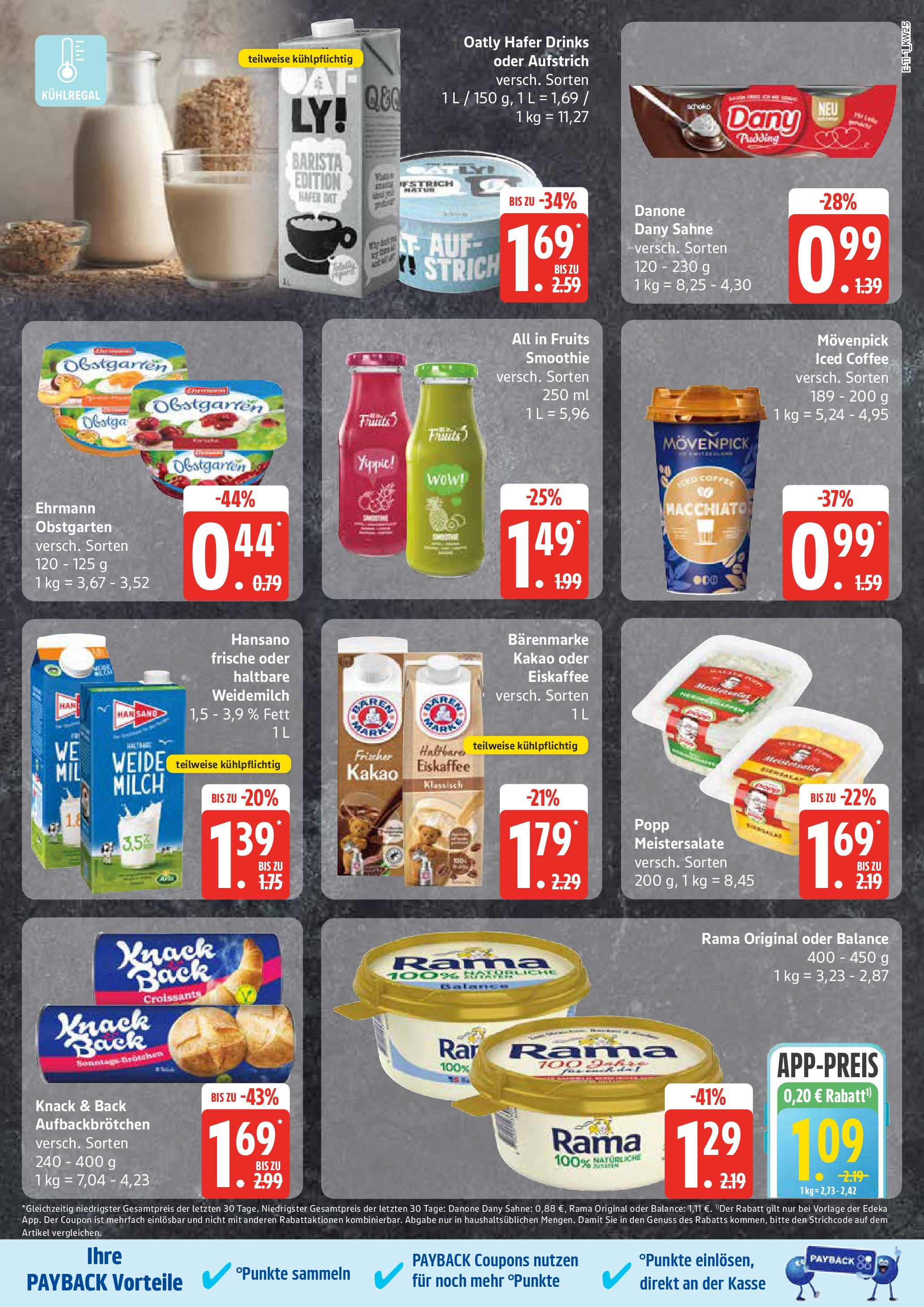 Edeka prospekt Neu Wulmstorf	 (ab 15.06.2025) » Angebote Online | Seite: 11 | Produkte: Rama, Pudding, Oatly, Sahne
