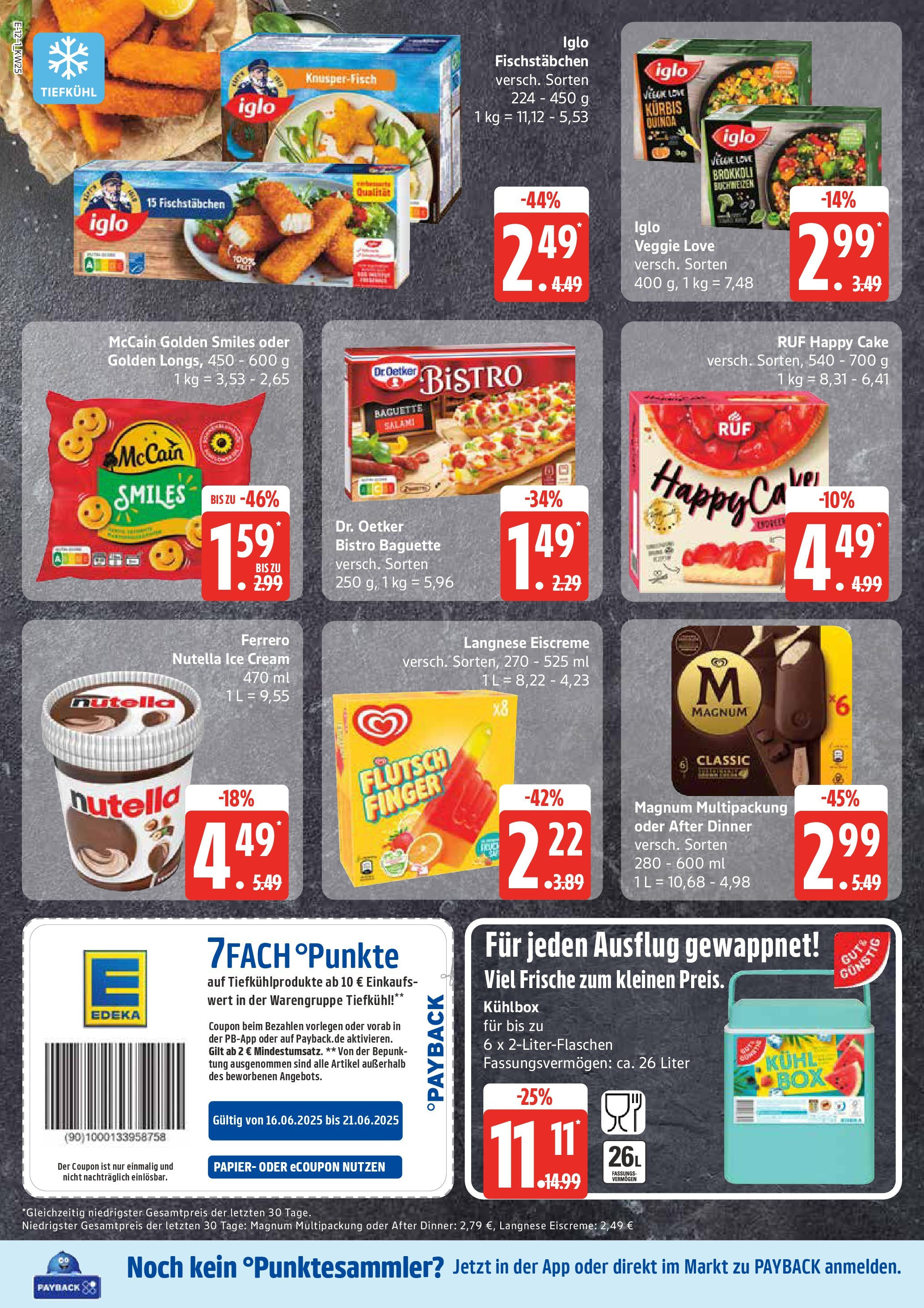Edeka prospekt Neu Wulmstorf	 (ab 15.06.2025) » Angebote Online | Seite: 12 | Produkte: McCain, Brokkoli, Kürbis, Salami