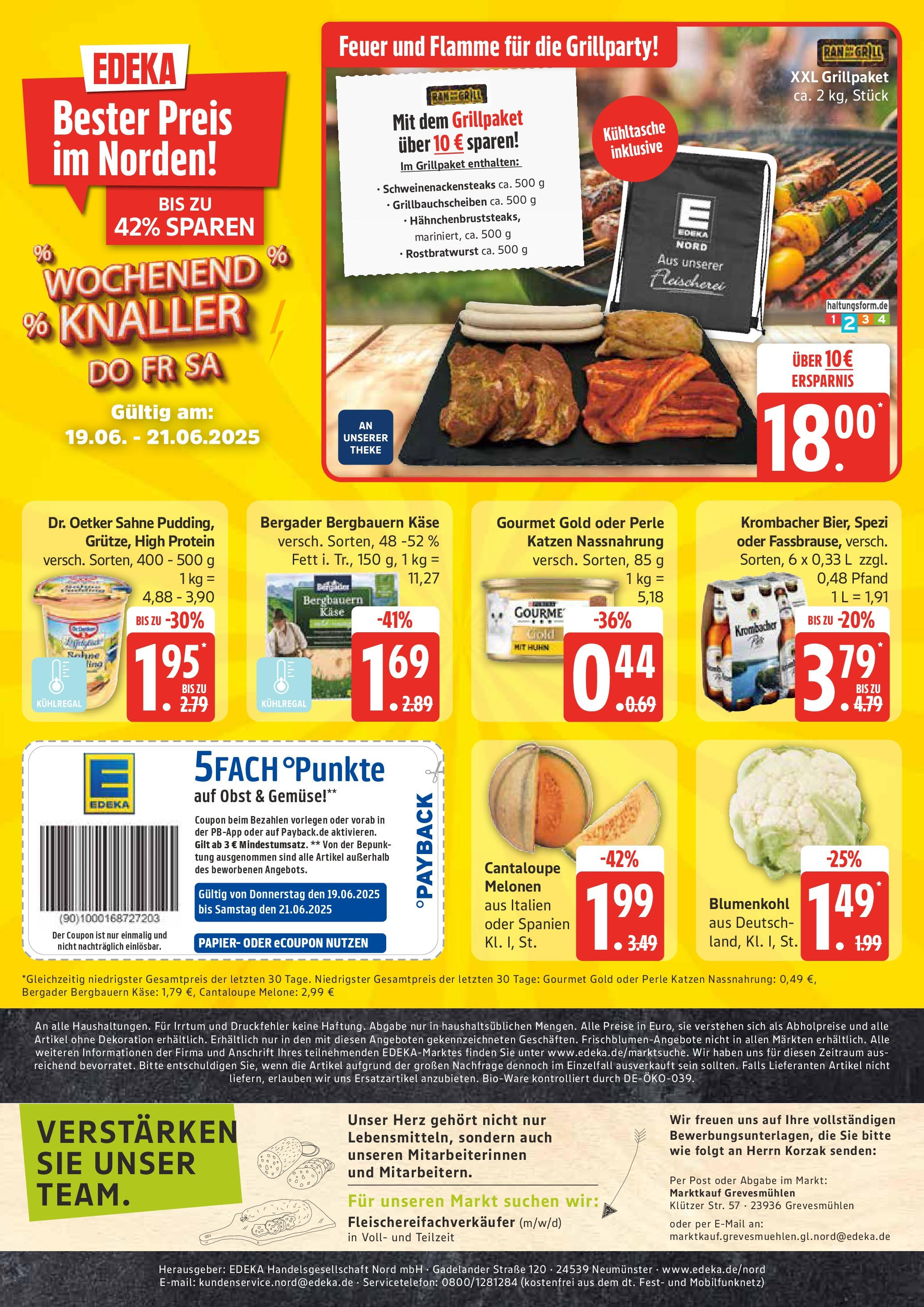 Marktkauf - Marktkauf: Wochenangebote (ab 15.06.2025) » Angebote online | Seite: 20 | Produkte: Theke, Obst, Melone, Fassbrause
