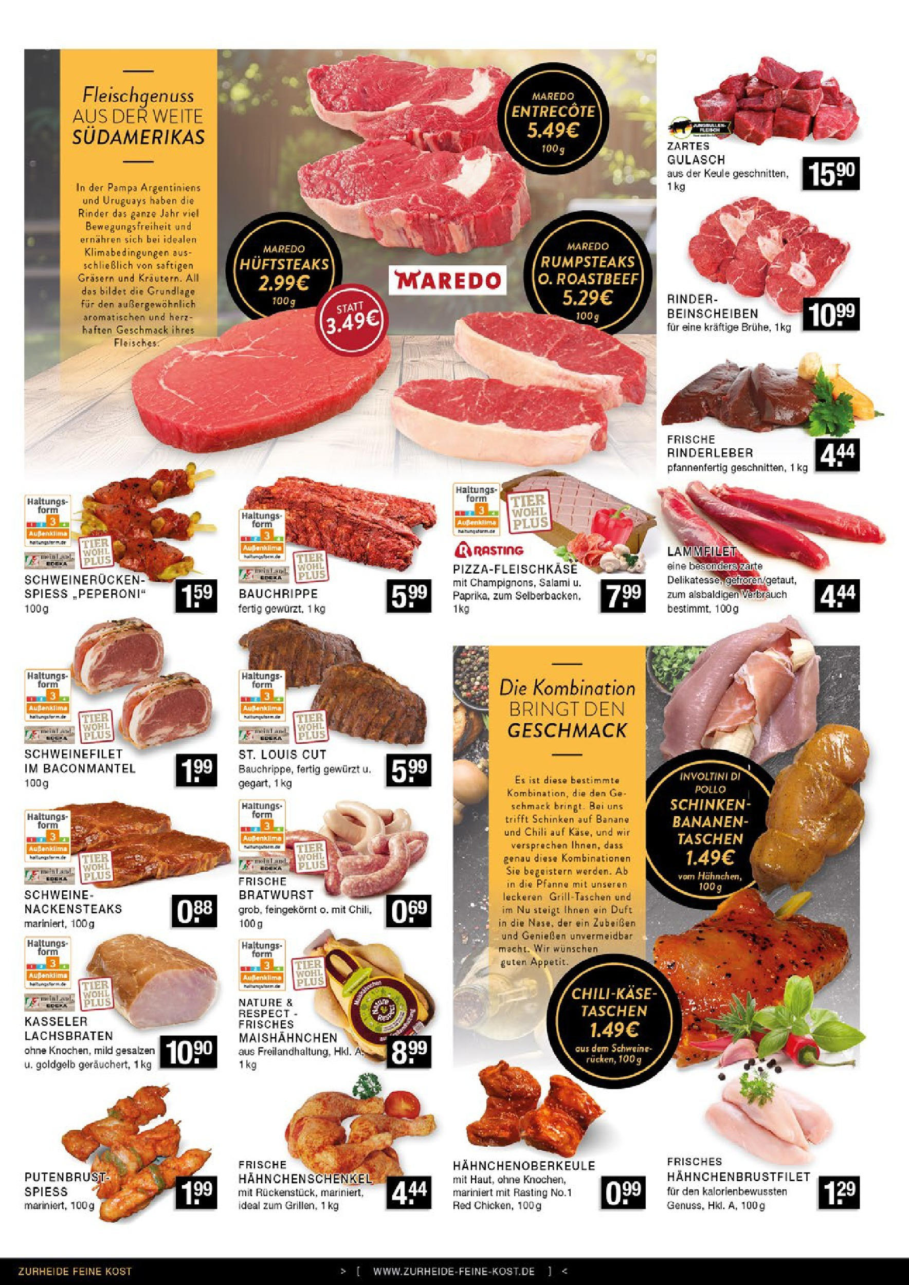 Edeka prospekt Oberhausen	 (ab 15.06.2025) » Angebote Online | Seite: 2 | Produkte: Nackensteaks, Bratwurst, Duft, Schinken