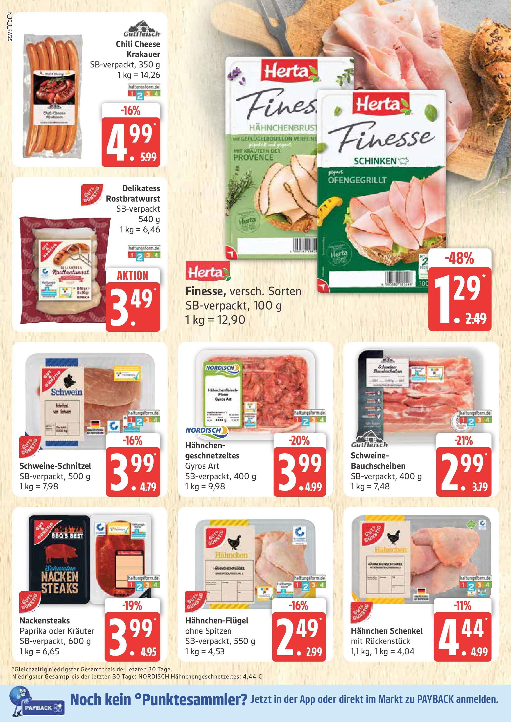 Marktkauf - Marktkauf: Wochenangebote (ab 15.06.2025) » Angebote online | Seite: 10 | Produkte: Nackensteaks, Hahnchen, Schnitzel, Hahnchenbrust