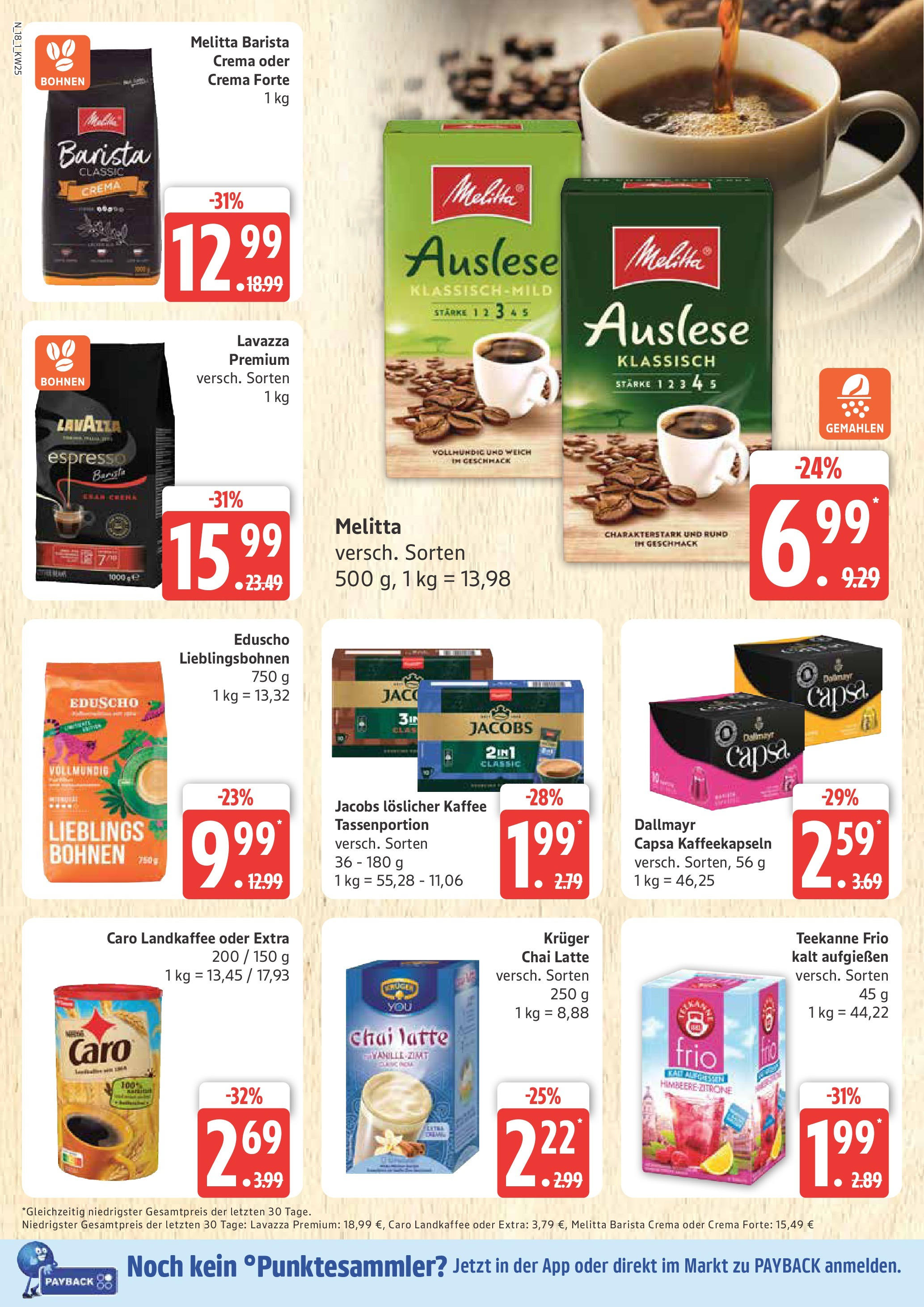 Marktkauf - Marktkauf: Wochenangebote (ab 15.06.2025) » Angebote online | Seite: 18 | Produkte: Lavazza, Kaffee, Dallmayr, Eduscho
