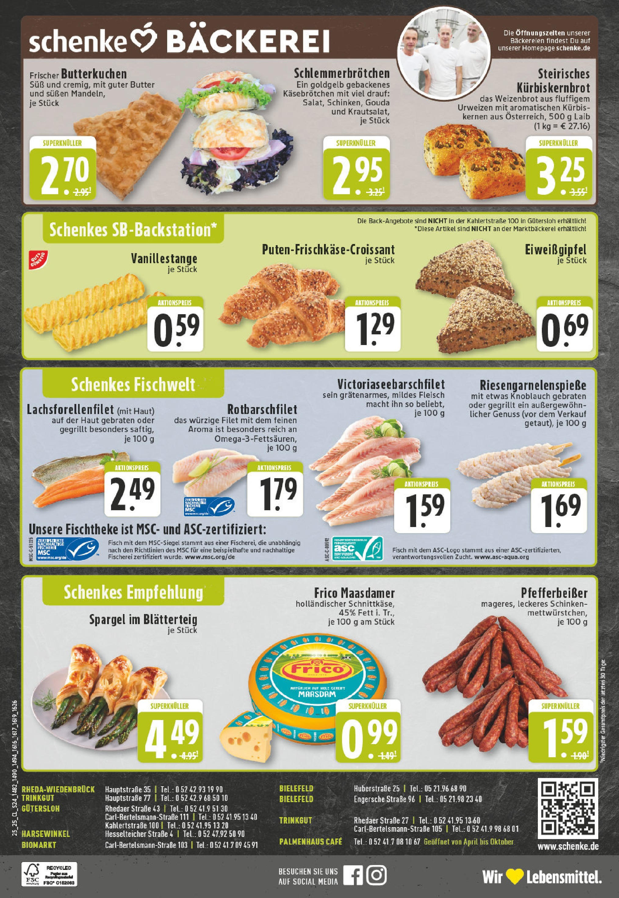 Edeka prospekt Guetersloh	 (ab 15.06.2025) » Angebote Online | Seite: 24 | Produkte: Butter, Gouda, Croissant, Kürbis