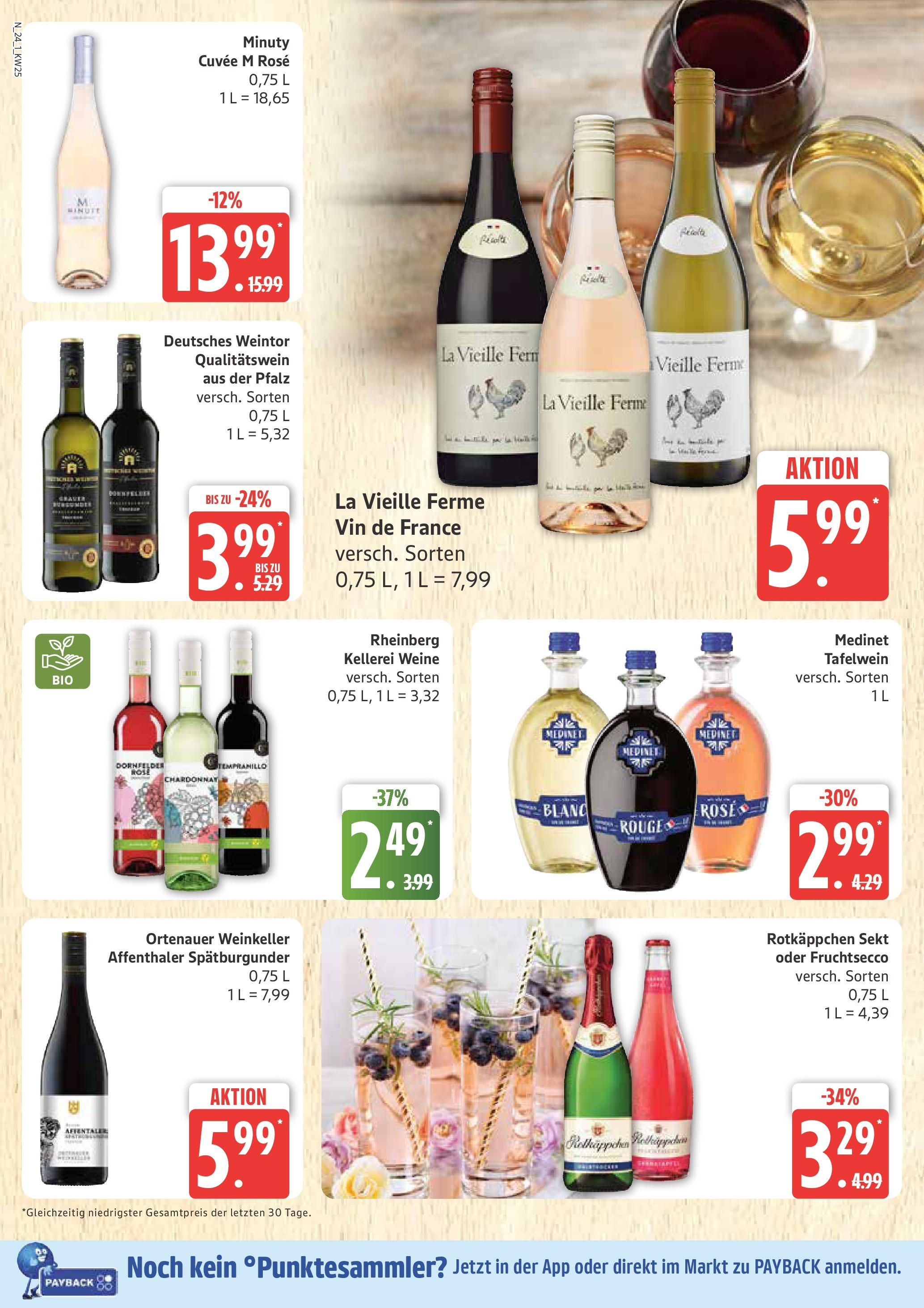 Marktkauf - Marktkauf: Wochenangebote (ab 15.06.2025) » Angebote online | Seite: 24 | Produkte: Rotkappchen sekt, Sekt, Rouge, Rotkäppchen